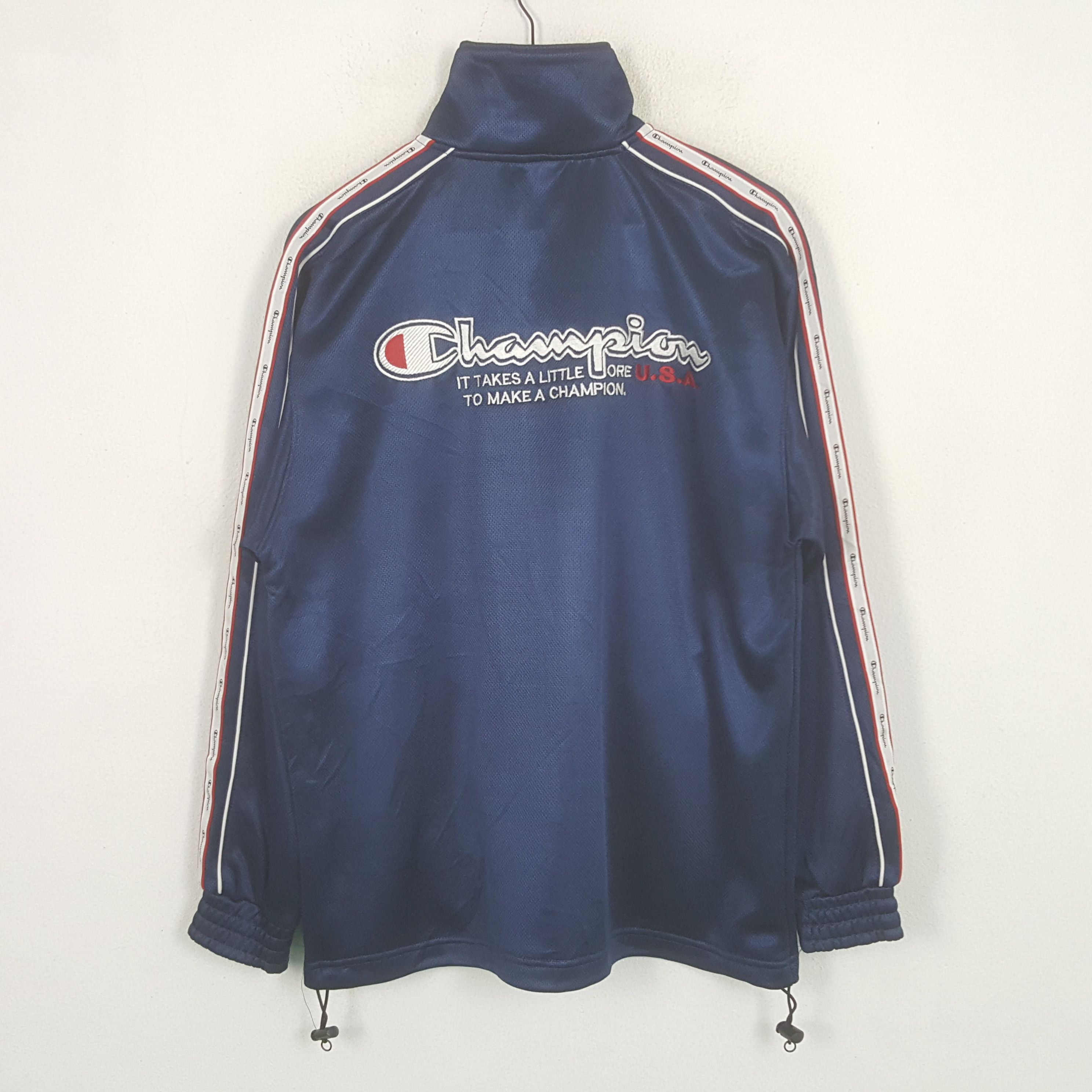 Vintage Champion Sportwear Zipper Jersey Jacket
