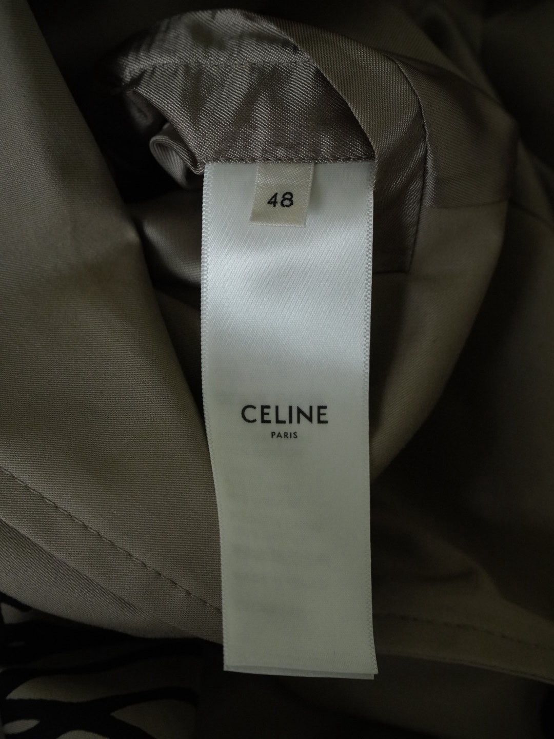 Celine Celine Printed Cotton-Gabardine Trench Coat In Neutrals Size US M / EU 48-50 / 2 - 11 Thumbnail