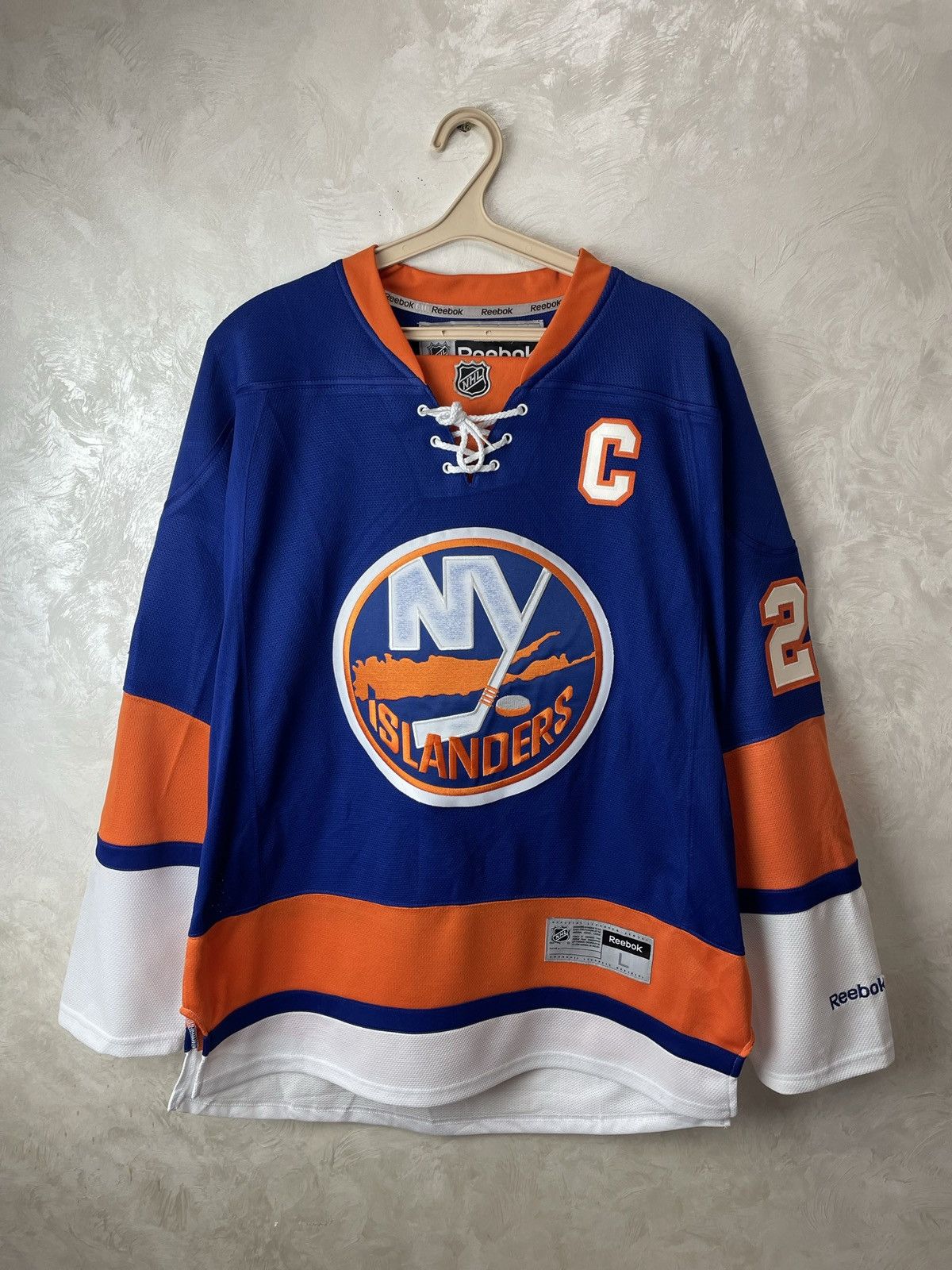 Reebok MARK STREIT #2 NEW YORK ISLANDERS REEBOK NHL Jersey L MEN Size US L / EU 52-54 / 3 - 1 Thumbnail