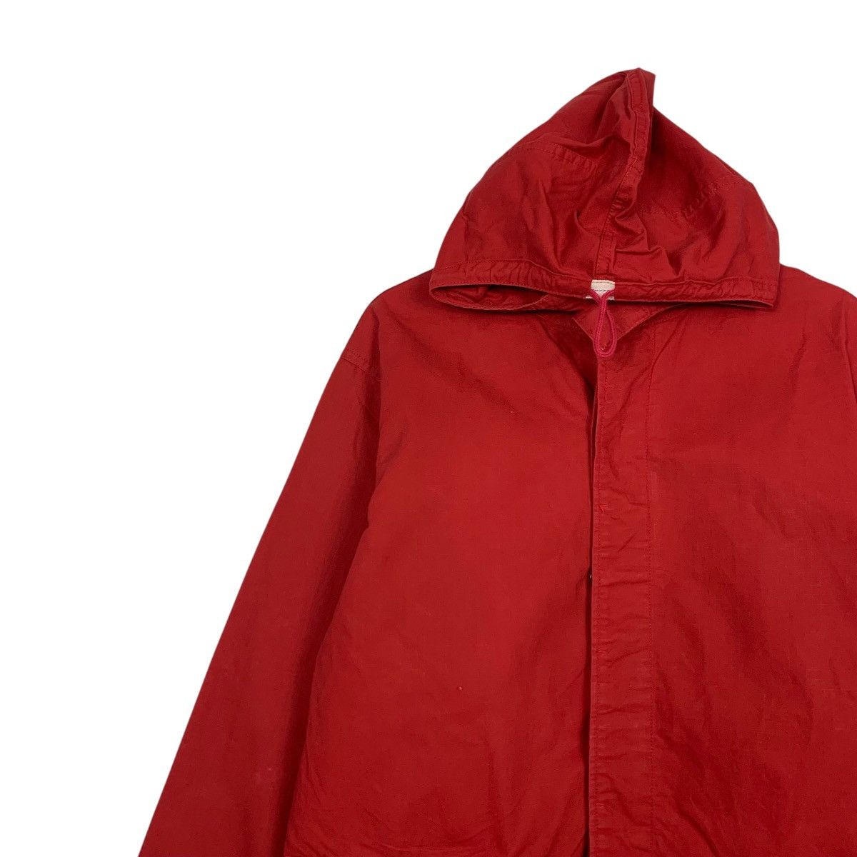 Vintage 90s Vintage HIGH QUALITY FABRIC Hooded Jacket #2680-C120 Size US M / EU 48-50 / 2 - 6 Thumbnail