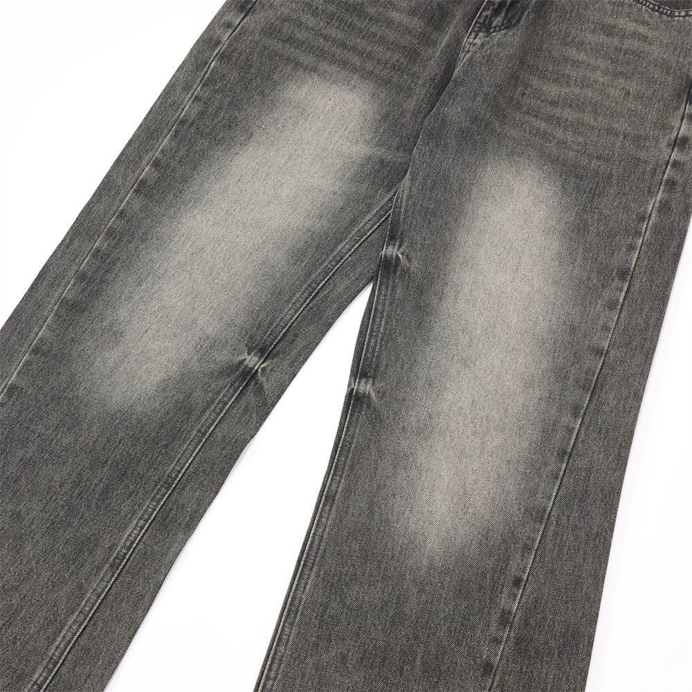 Jean Men's American retro versatile casual washed jeans Size US 32 / EU 48 - 4 Thumbnail
