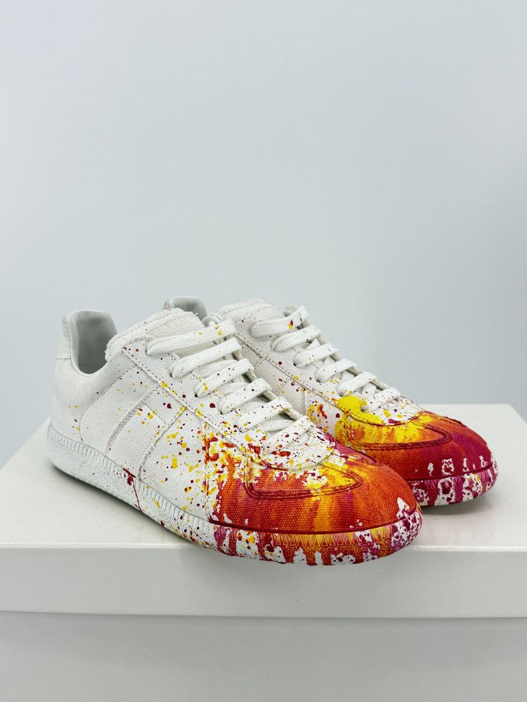 Maison Margiela GAT Low Paint Splatter Size US 5 / IT 35 - 2 Thumbnail