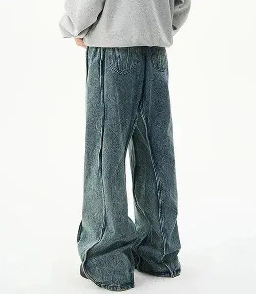 VIBE y2k washed faded loose baggy jeans Size US 31 - 4 Thumbnail