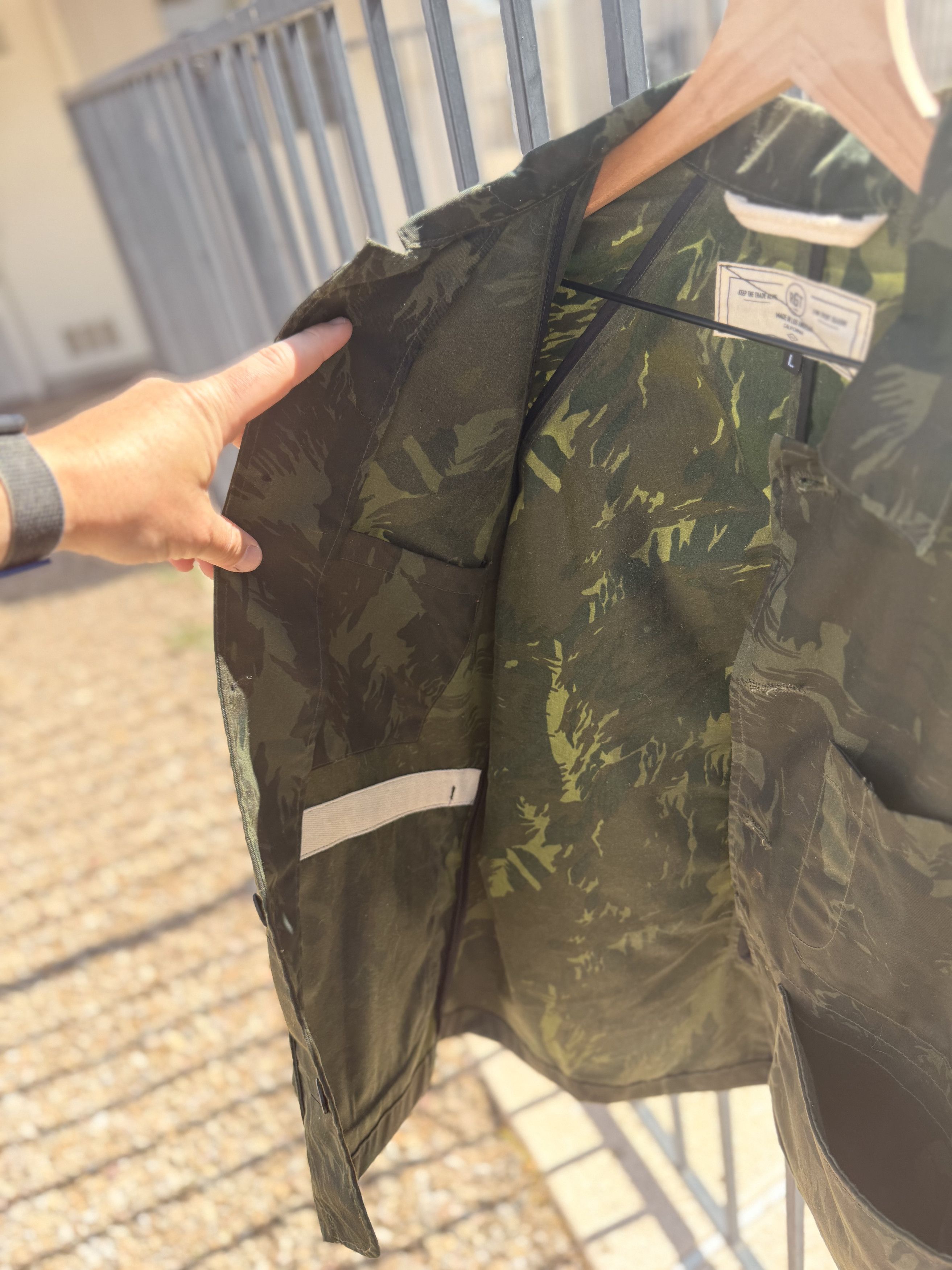 Rogue Territory Rogue Territory RGT - Waxed Camo Field Jacket Size US L / EU 52-54 / 3 - 4 Thumbnail