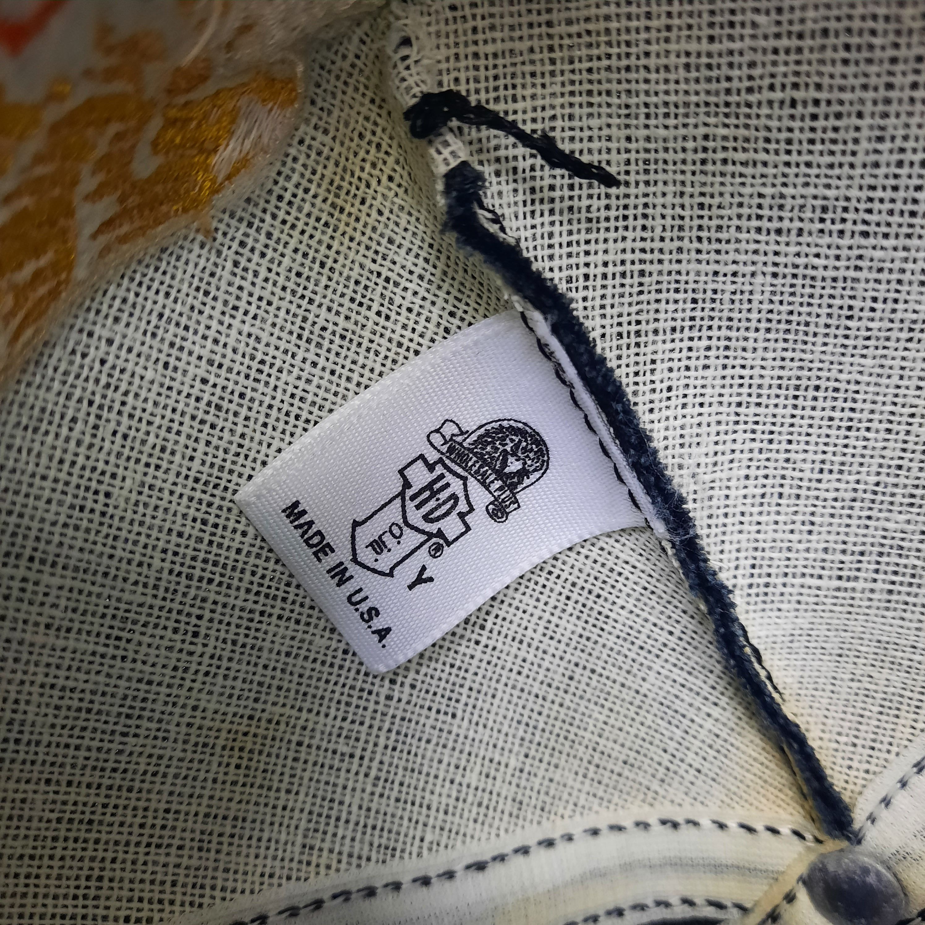 Harley Davidson Rare💥 Vintage 70s harley davidson motorcycle embroidery cap Size ONE SIZE - 11 Thumbnail