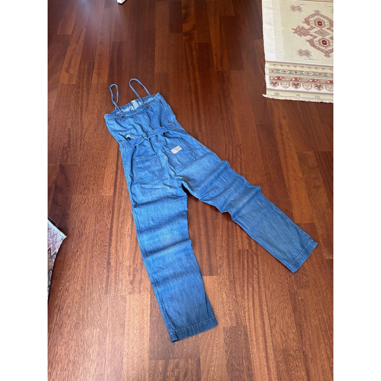 Japanese Brand × Levi's × Levi's Vintage Clothing Levi’s Denim Jumpsuit M 100% Cotton Anchor Patch Vintage Size 27" / US 4 / IT 40 - 3 Thumbnail