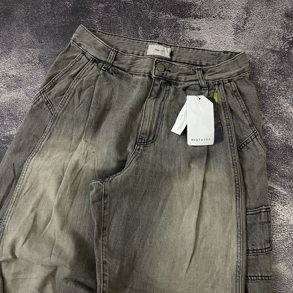 Japanese Brand × Le Grande Bleu (L.G.B.) × Tornado Mart Y2K begin 2.0.2 baggy jeans washed Size US 33 - 3 Thumbnail