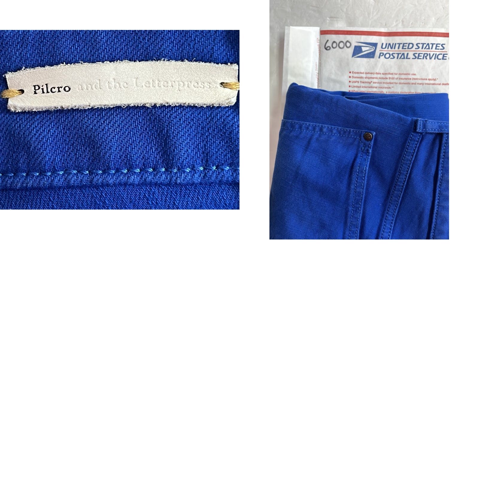 Vintage Pilcro And The Letterpress Stet Fit Jeans Women's Size 29 Blue Denim Size 29" - 9 Thumbnail