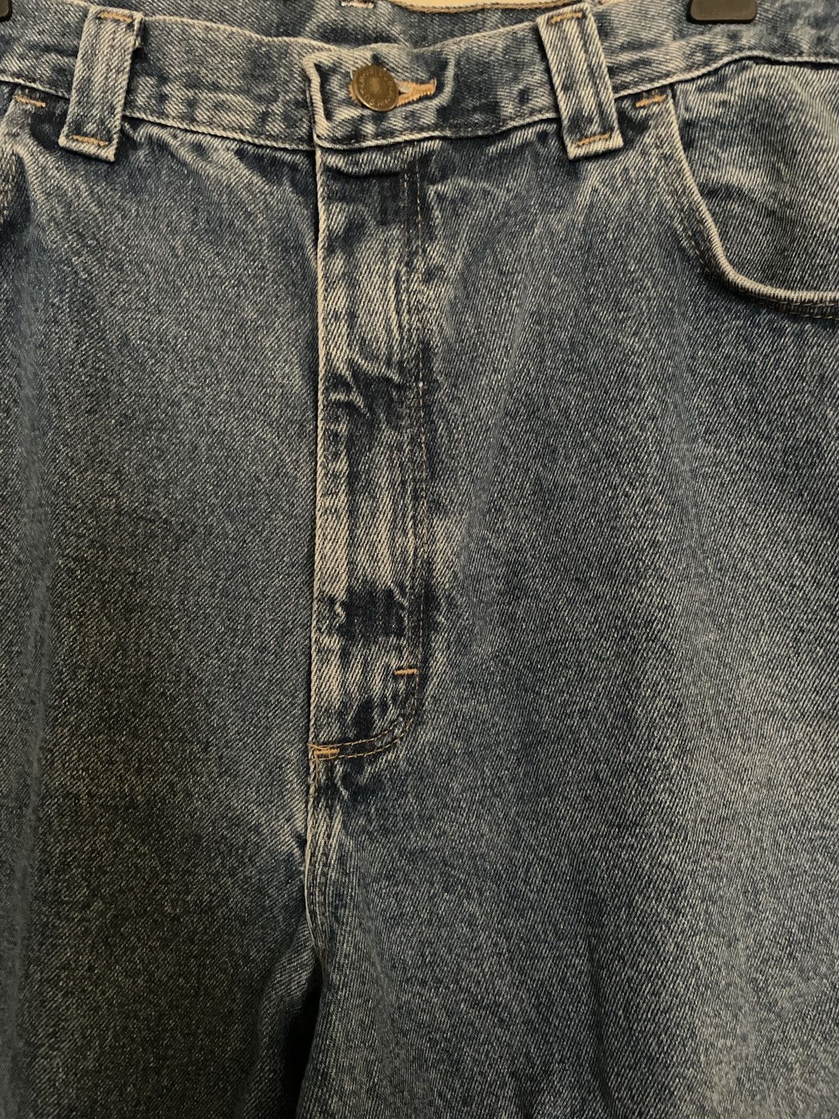 Vintage × Wrangler Wrangler Utility Jean Shorts Men’s Size 38 JORTS Blue Denim Size US 38 / EU 54 - 2 Thumbnail