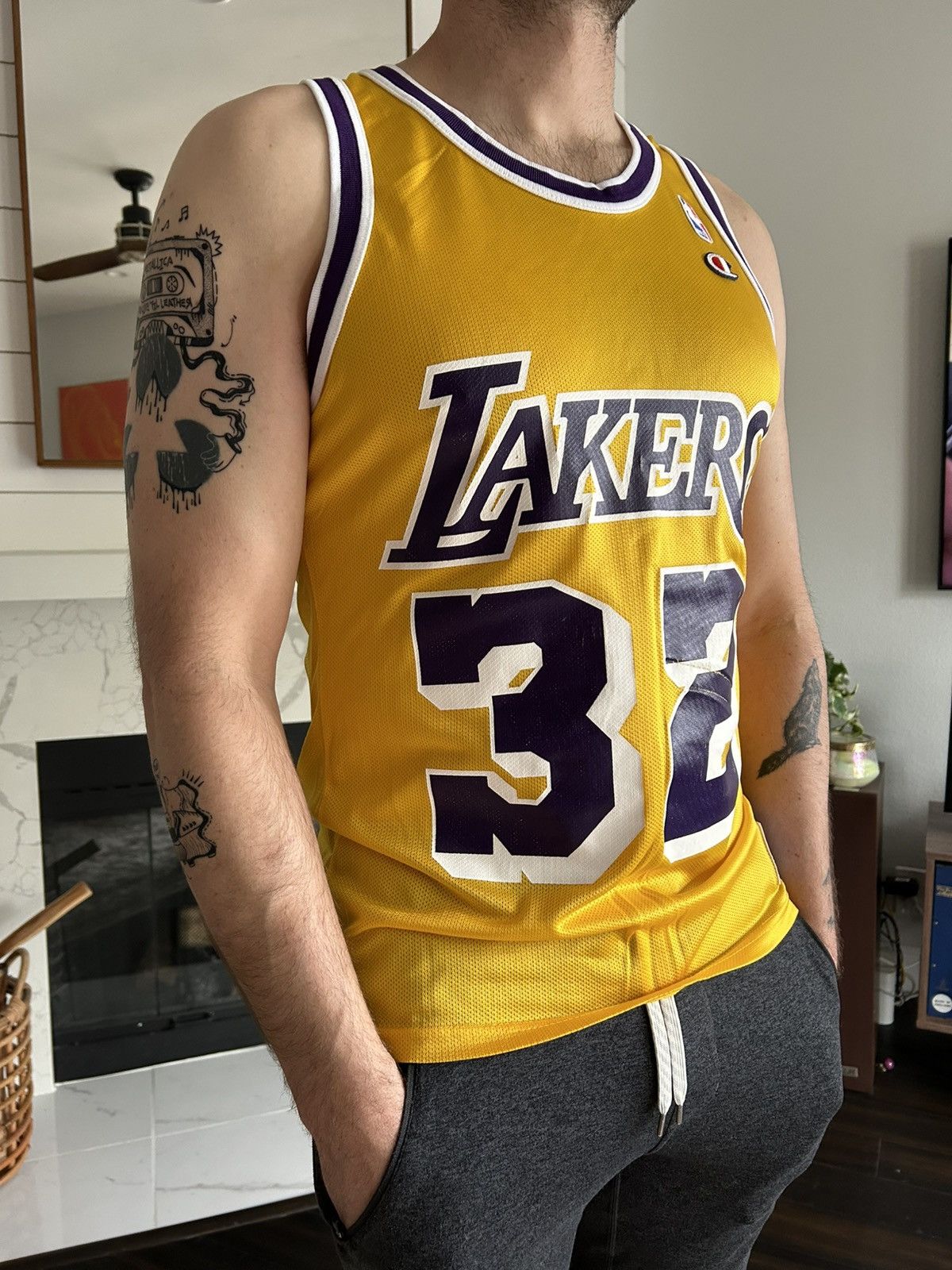 Champion Vintage Champion Lakers Jersey Size US M / EU 48-50 / 2 - 7 Thumbnail