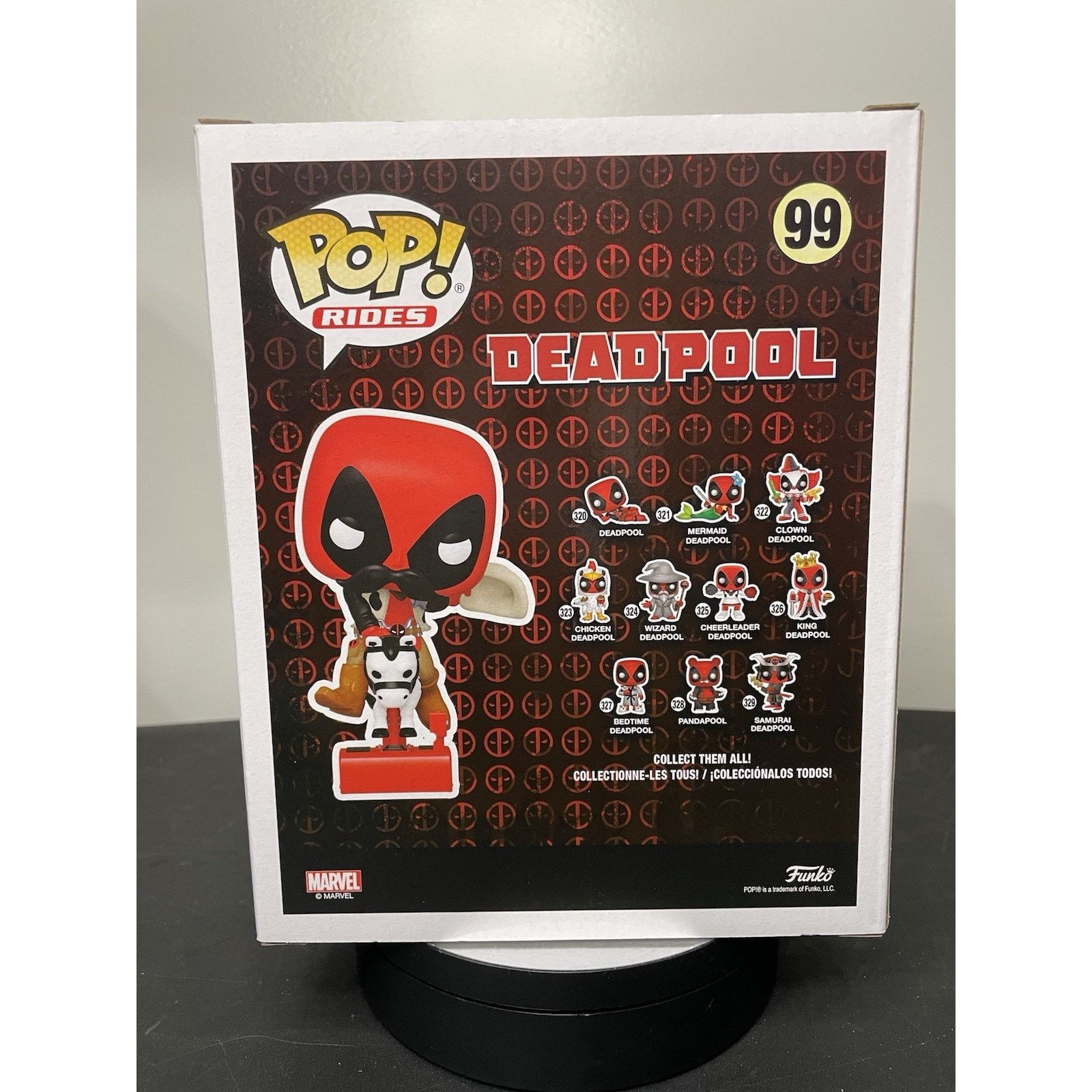 Marvel Comics Funko Pop! Sheriff Deadpool Riding Horsey Funko Shop Excl 99 Size ONE SIZE - 3 Thumbnail