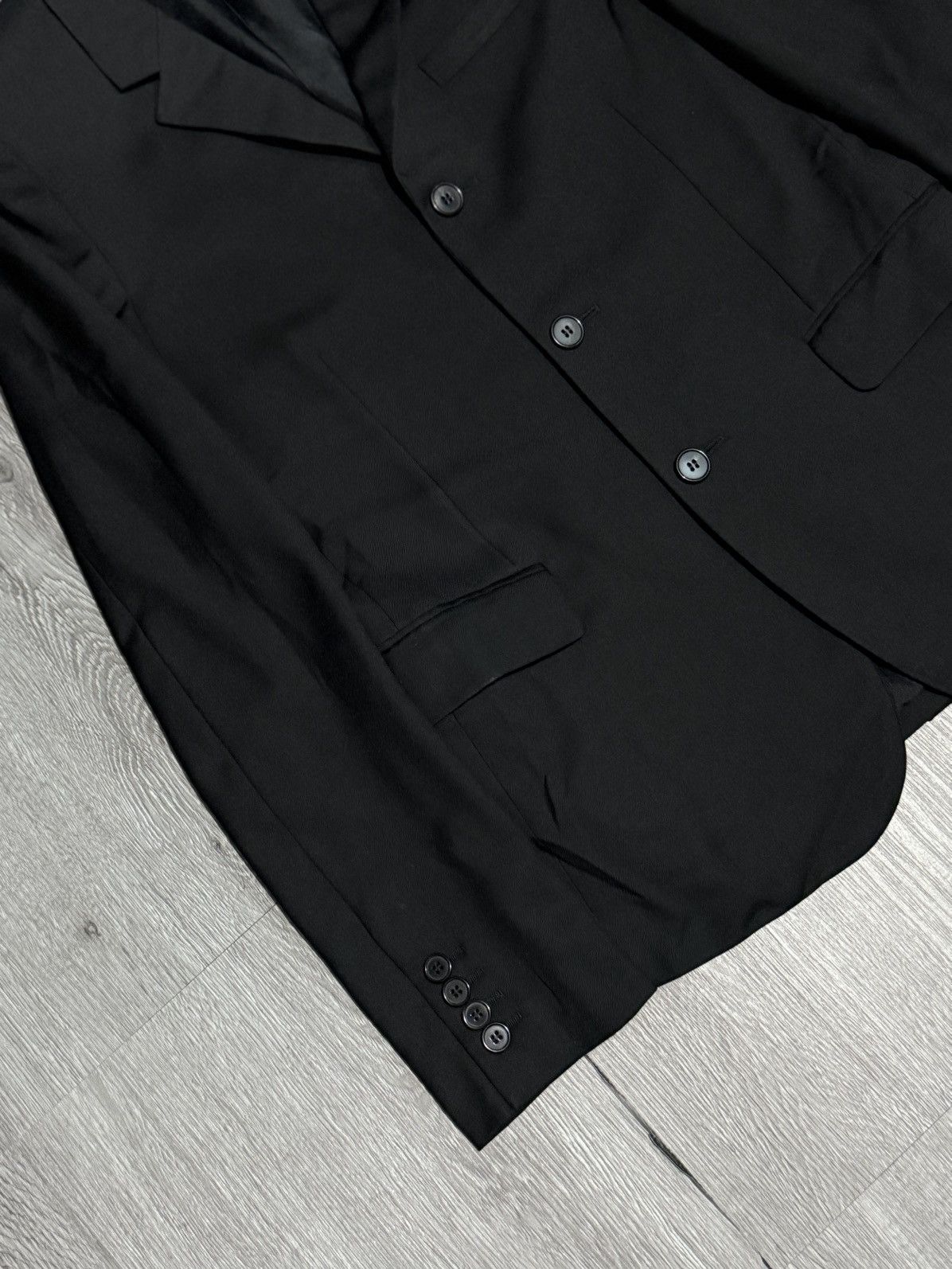 Hedi Slimane × Saint Laurent Paris Saint Laurent x Hedi Slimane SS14 3 Botton Black Suit Size 44R - 4 Thumbnail