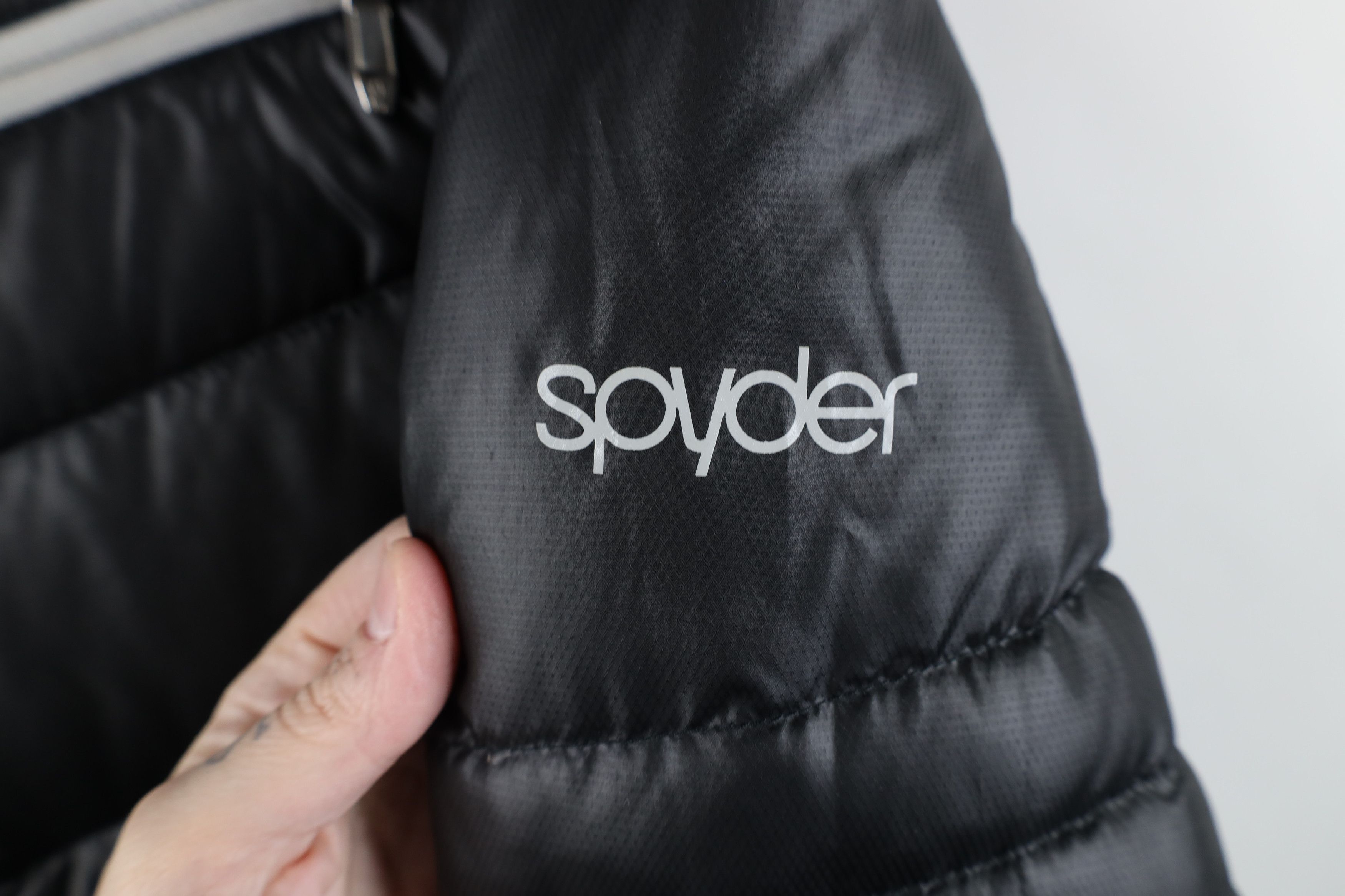 Spyder × Vintage Spyder Timeless Down Insulated Winter Hooded Puffer Jacket Size M / US 6-8 / IT 42-44 - 4 Thumbnail
