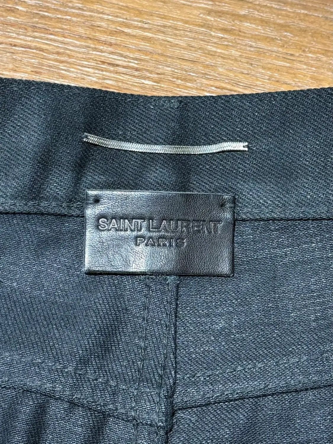 Saint Laurent Paris Saint Laurent Black Straight Denim Jeans Size US 33 - 7 Thumbnail