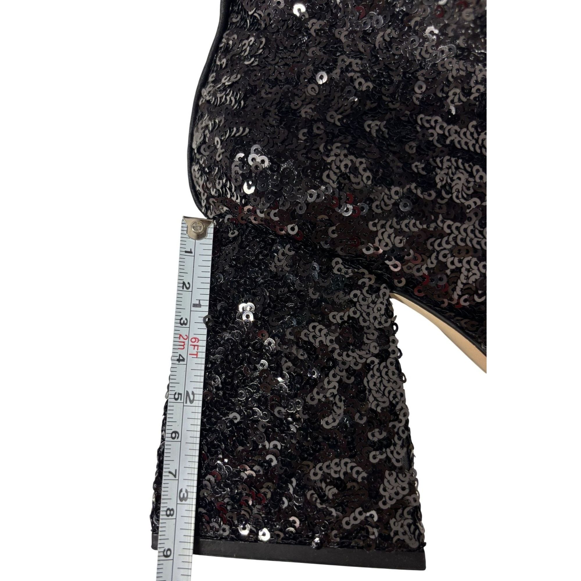 Other CIRCUS BY SAM EDELMAN / Kia Sequin / Black / Lace-Up & Zippe Size US 7 / IT 37 - 6 Thumbnail