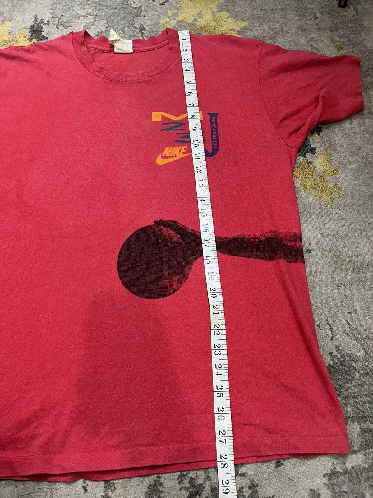 Nike Vintage 90s NIKE AIR JORDAN T-shirt Size US L / EU 52-54 / 3 - 12 Thumbnail