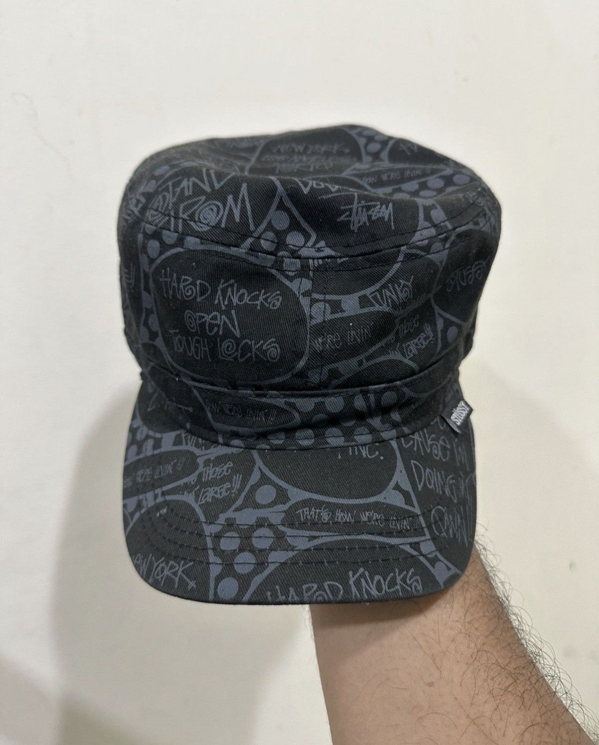 Stussy VTG STUSSY Full Print Punk Cap Size ONE SIZE - 2 Thumbnail