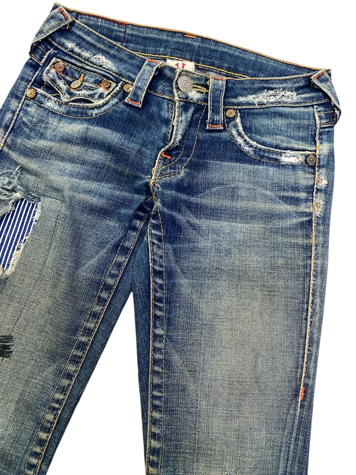 If Six Was Nine × Tornado Mart × True Religion True Religion Flared Denim Size US 27 - 3 Thumbnail