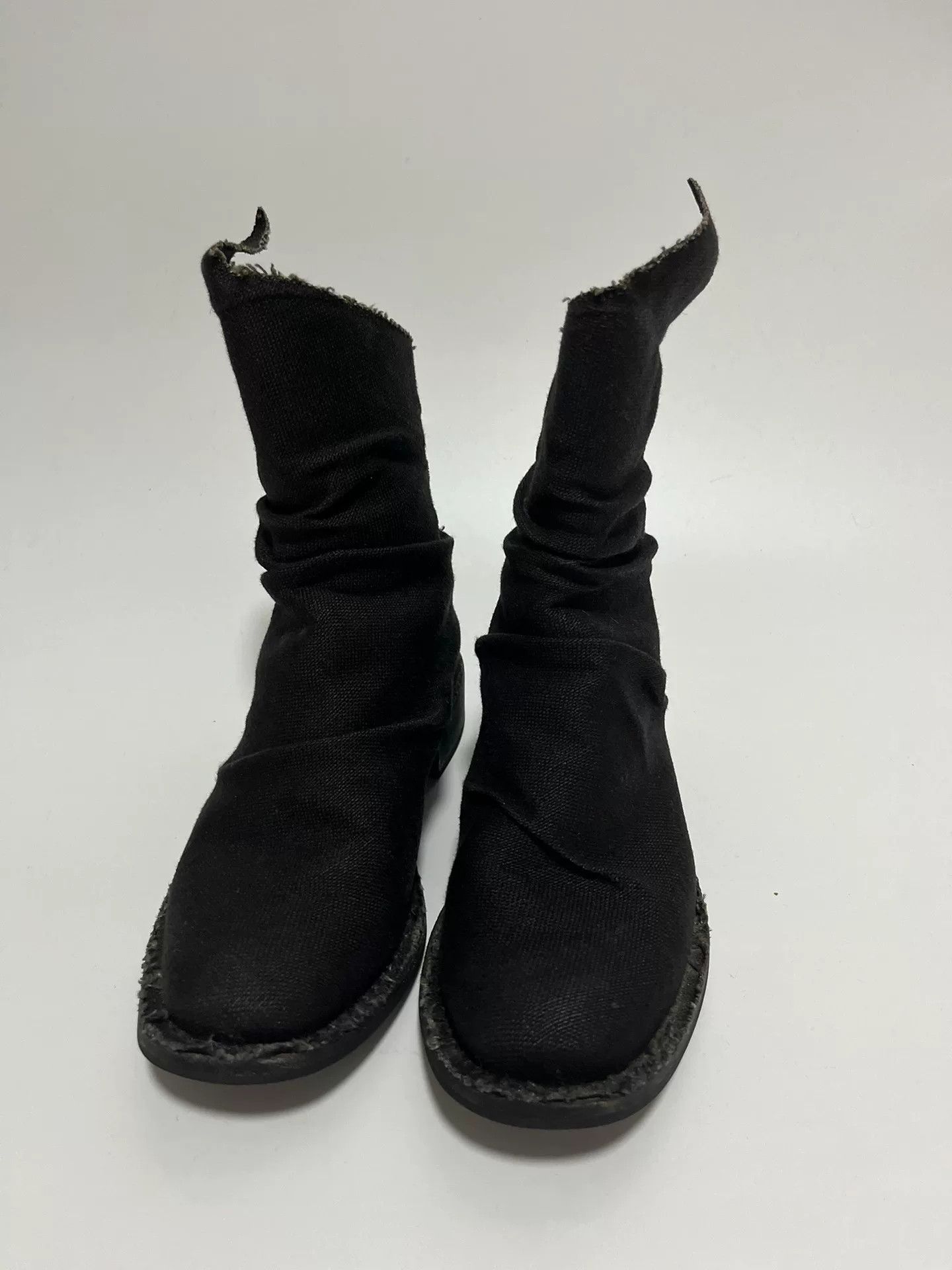 Yohji Yamamoto Yohji Yamamoto x CHEREVICHKIOTVICHKI Linen Boots Size US 6 / IT 36 - 1 Thumbnail