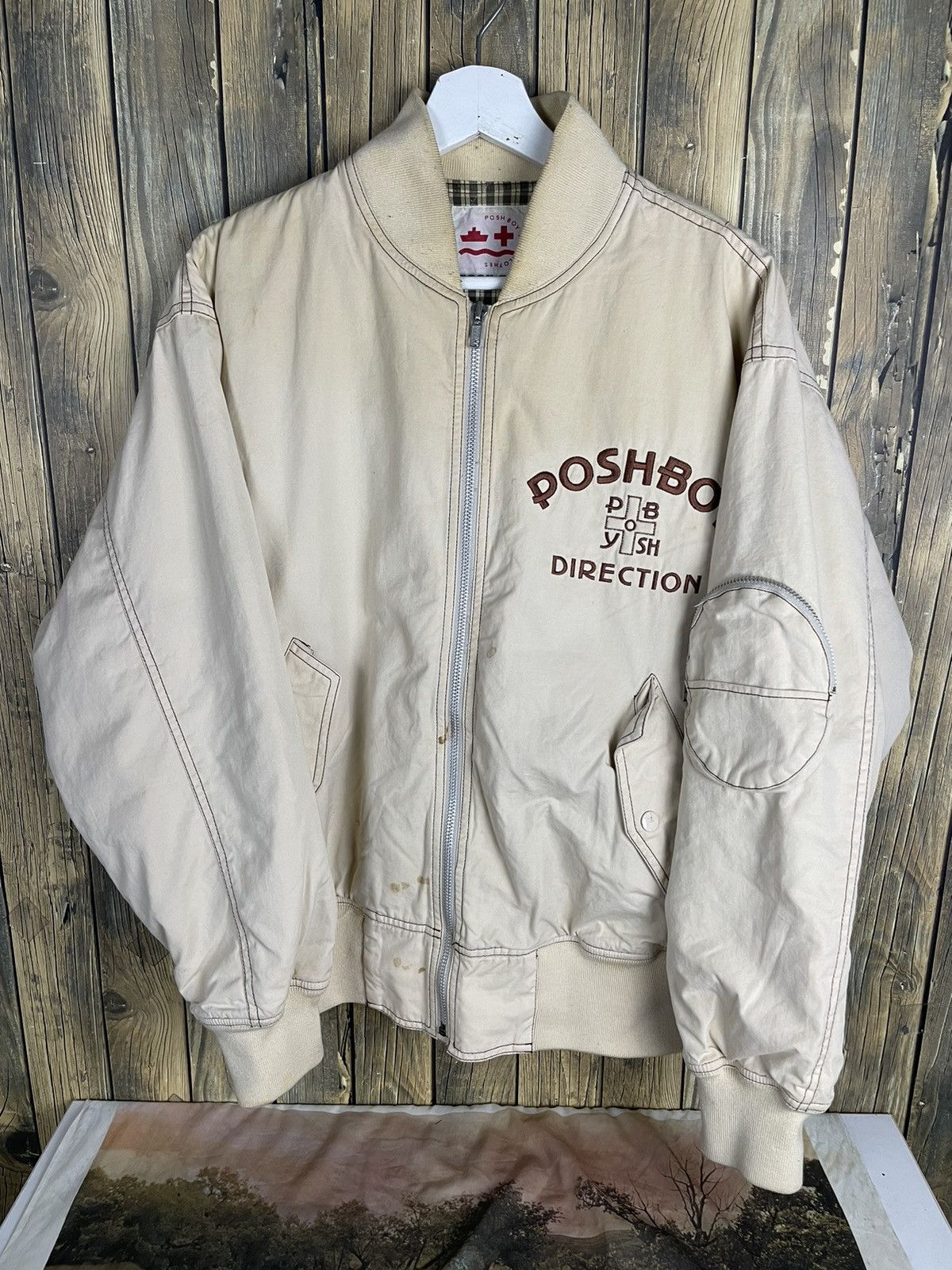 Japanese Brand 💥RARE RIOT POSHBOY POP ART BOMBER JACKET Size US M / EU 48-50 / 2 - 9 Thumbnail