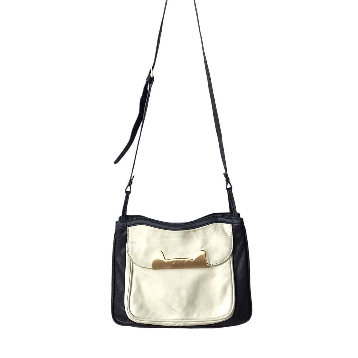 Issey Miyake × Tsumori Chisato Tsumori Chisato Issey Miyake Design Leather Crossbody Bag Size ONE SIZE - 1 Thumbnail