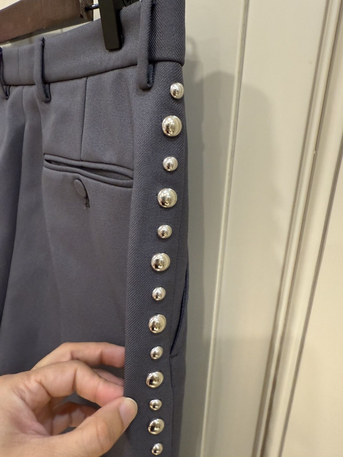Gucci Stud sides fluid drill pants size46 Size US 30 / EU 46 - 15 Thumbnail