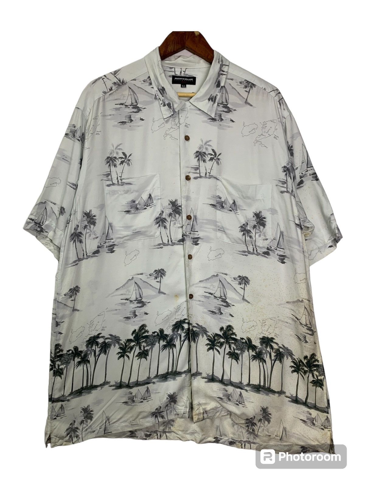 Vintage Men’s Club Collection hawaiian shirt Size US L / EU 52-54 / 3 - 1 Thumbnail