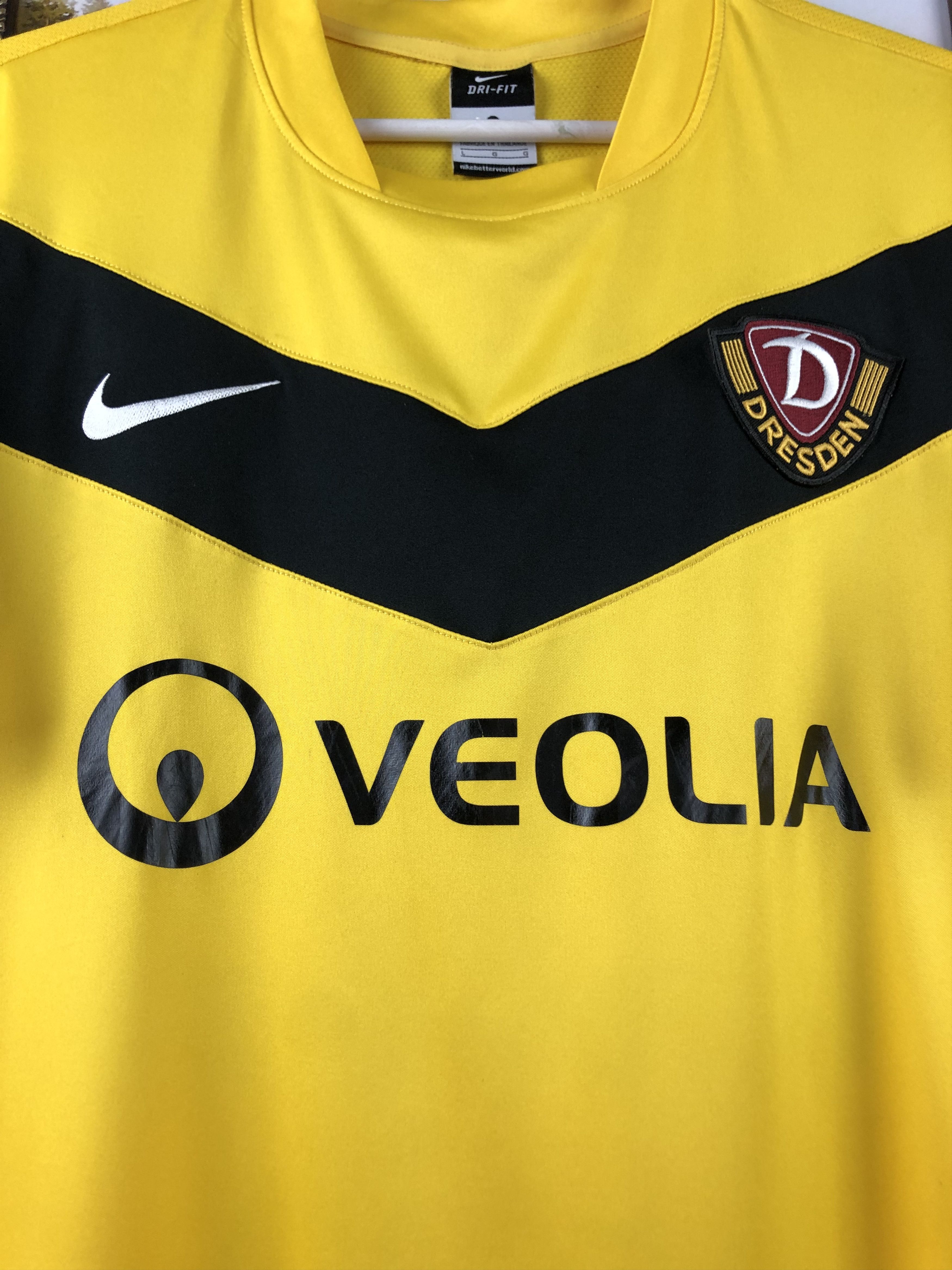 Nike Dynamo Dresden shirt 2011 Soccer Koch Jersey Player Issue Size US L / EU 52-54 / 3 - 8 Thumbnail