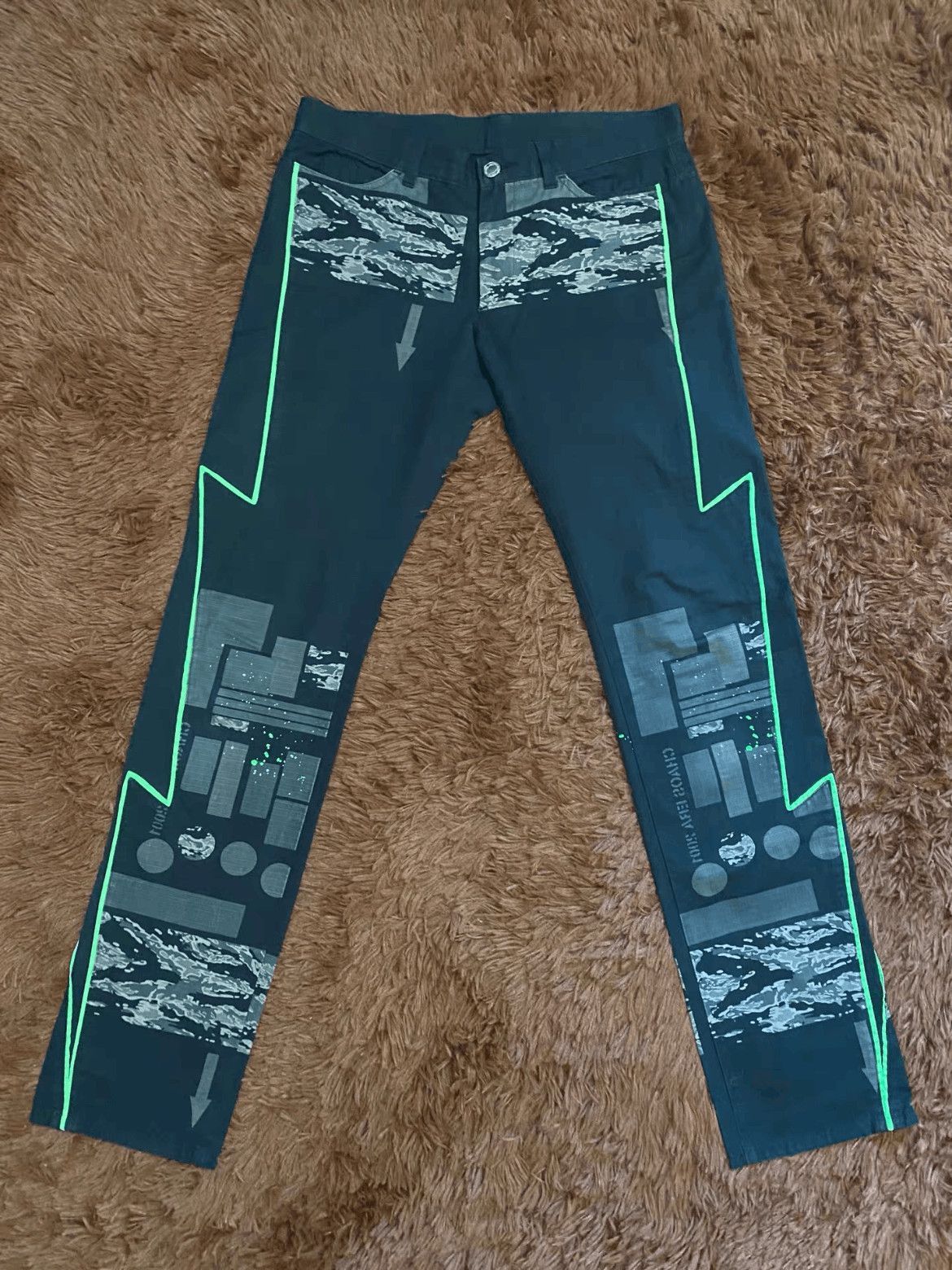 Undercover Sz M Undercover 01SS Pattern Patches Pants-2508 Size US 30 / EU 46 - 1 Thumbnail