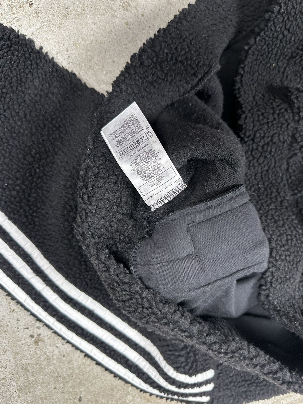 Adidas Adidas Fleece Cropped Half Zip Sweatshirt Boxy Fit Sherpa Size S / US 4 / IT 40 - 9 Thumbnail