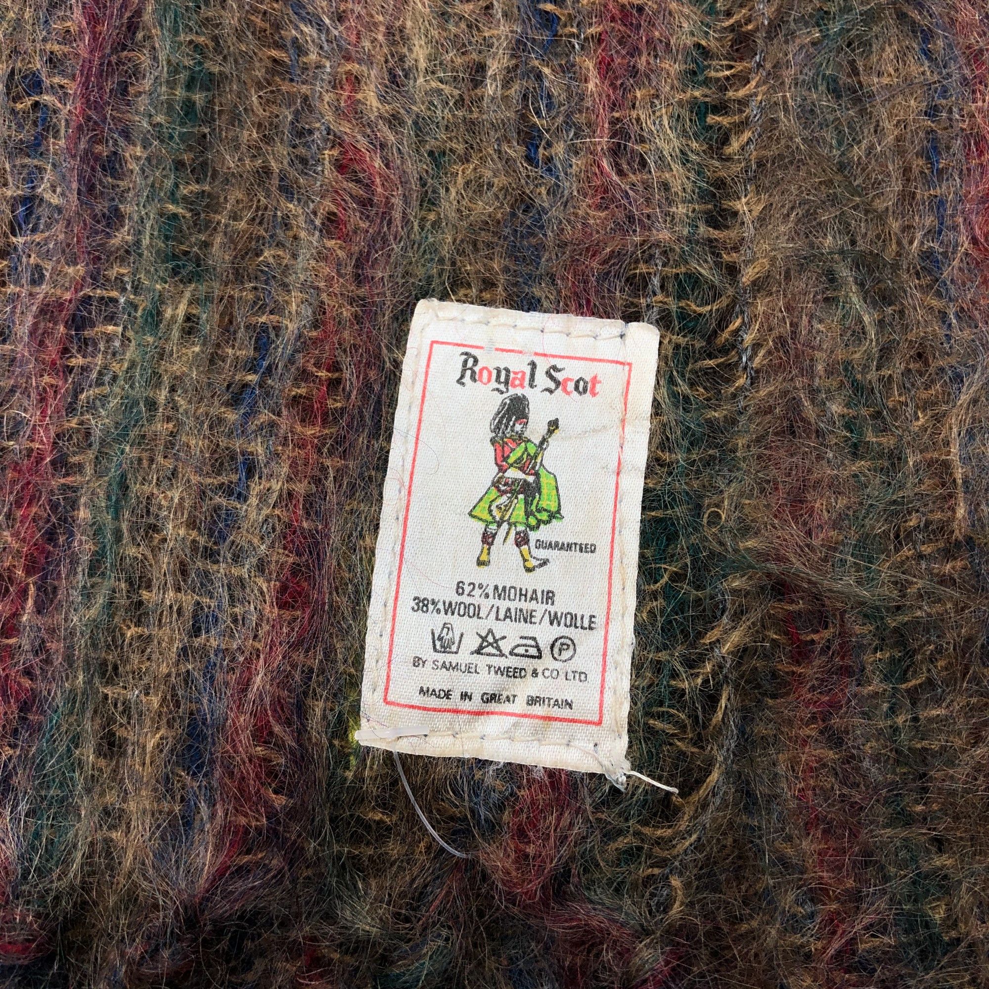 Japanese Brand Vintage Royal Scot Scarf Muffler Wool Mohair Scarves Size ONE SIZE - 5 Thumbnail