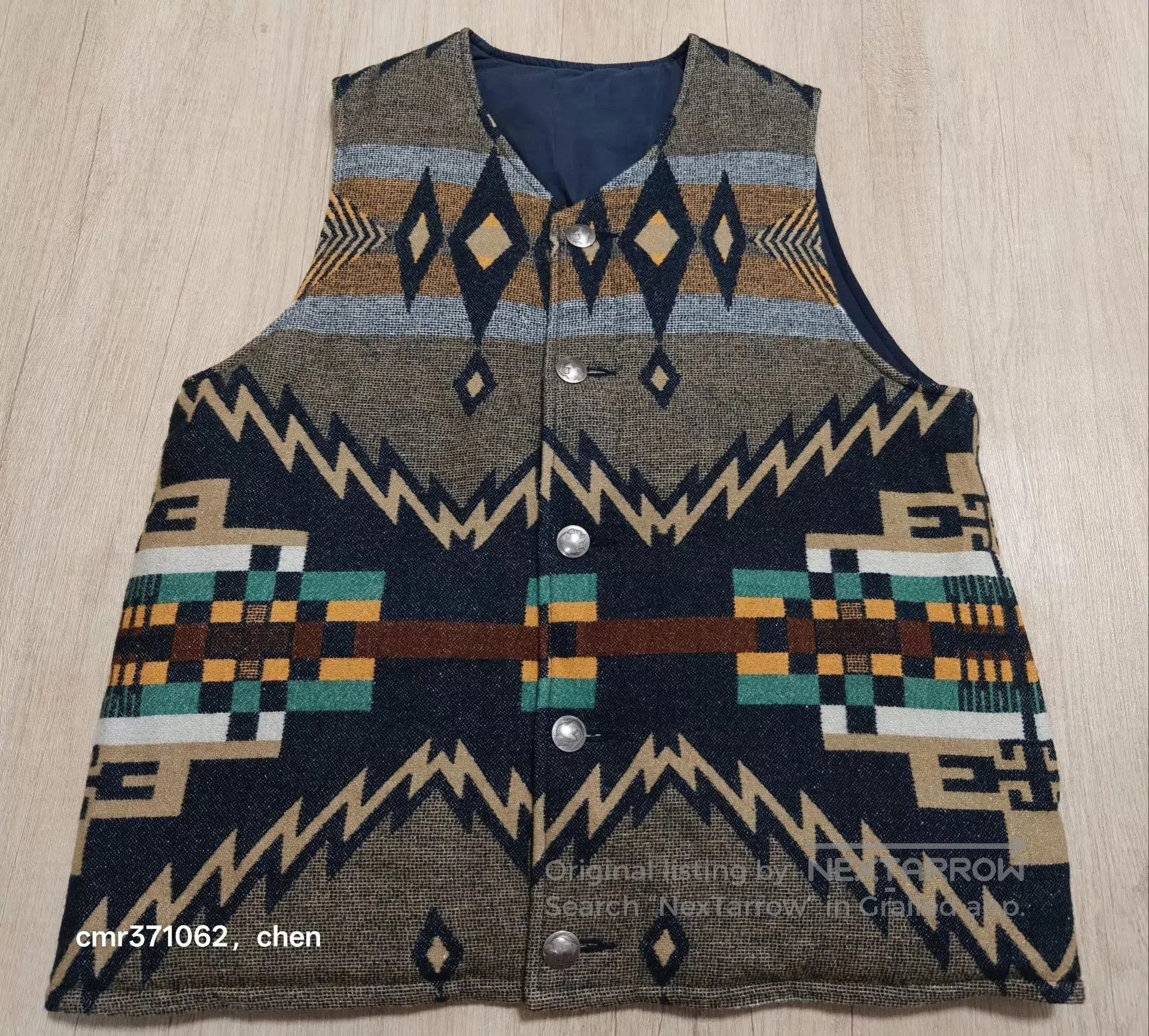 Visvim Black Patterned Sleeveless Vest Size M. Size US M / EU 48-50 / 2 - 1 Thumbnail