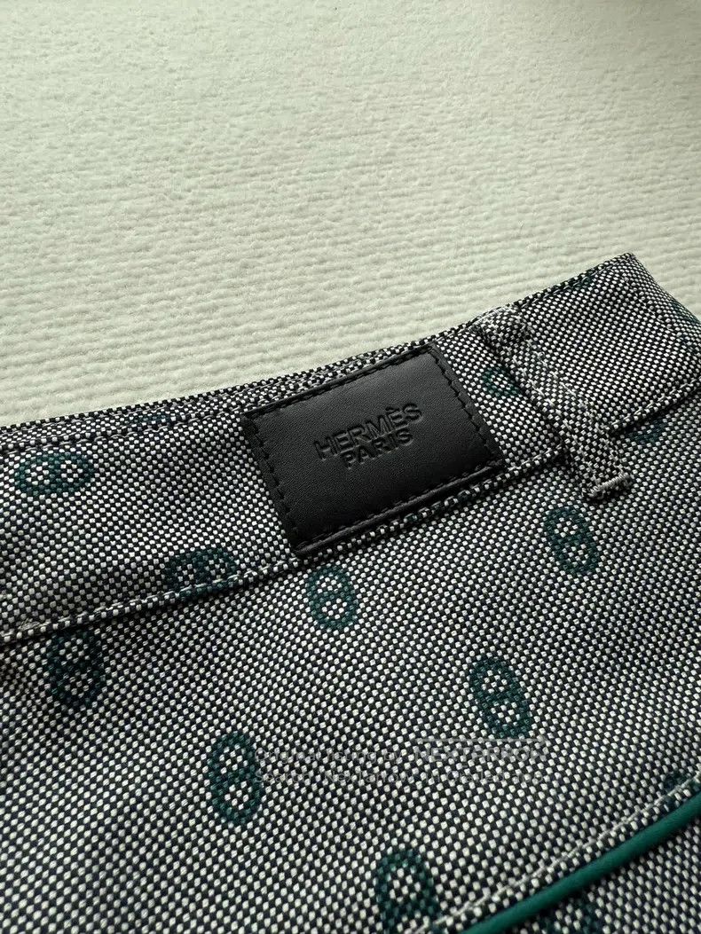 Hermes Hermes Geometric pattern all-over printed mid-rise casual Size 24" / US 00 / IT 34 - 3 Thumbnail