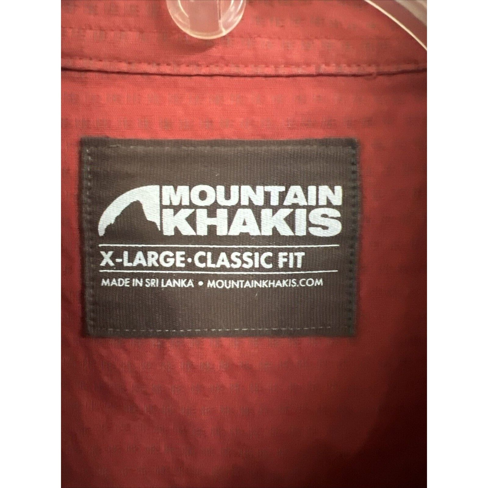 Mountain Khakis EUC Mountain Khakis Shirt XL Red Short Sleeve Button Up Size US XL / EU 56 / 4 - 2 Thumbnail
