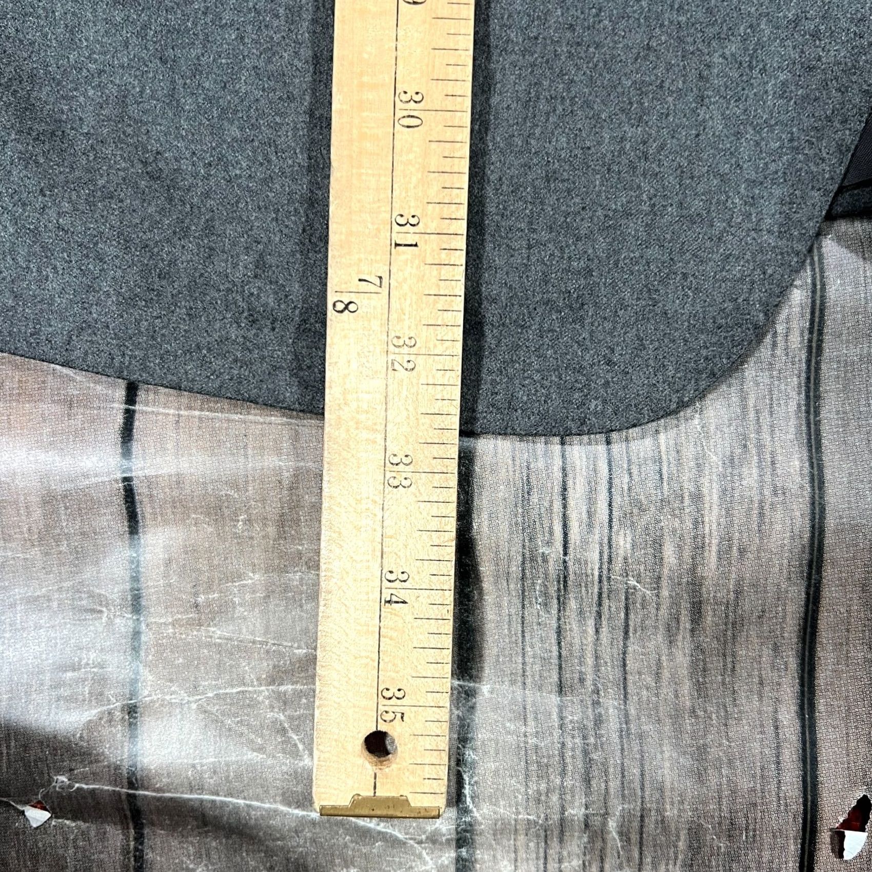 Ermenegildo Zegna Ermenegildo Zegna Wool Blazer Mens 44R Grey Sport Coat Single-Breasted Notch Lapel Three-Button Front Jacket Suit Coat Black/Gray? Size 44R - 6 Thumbnail