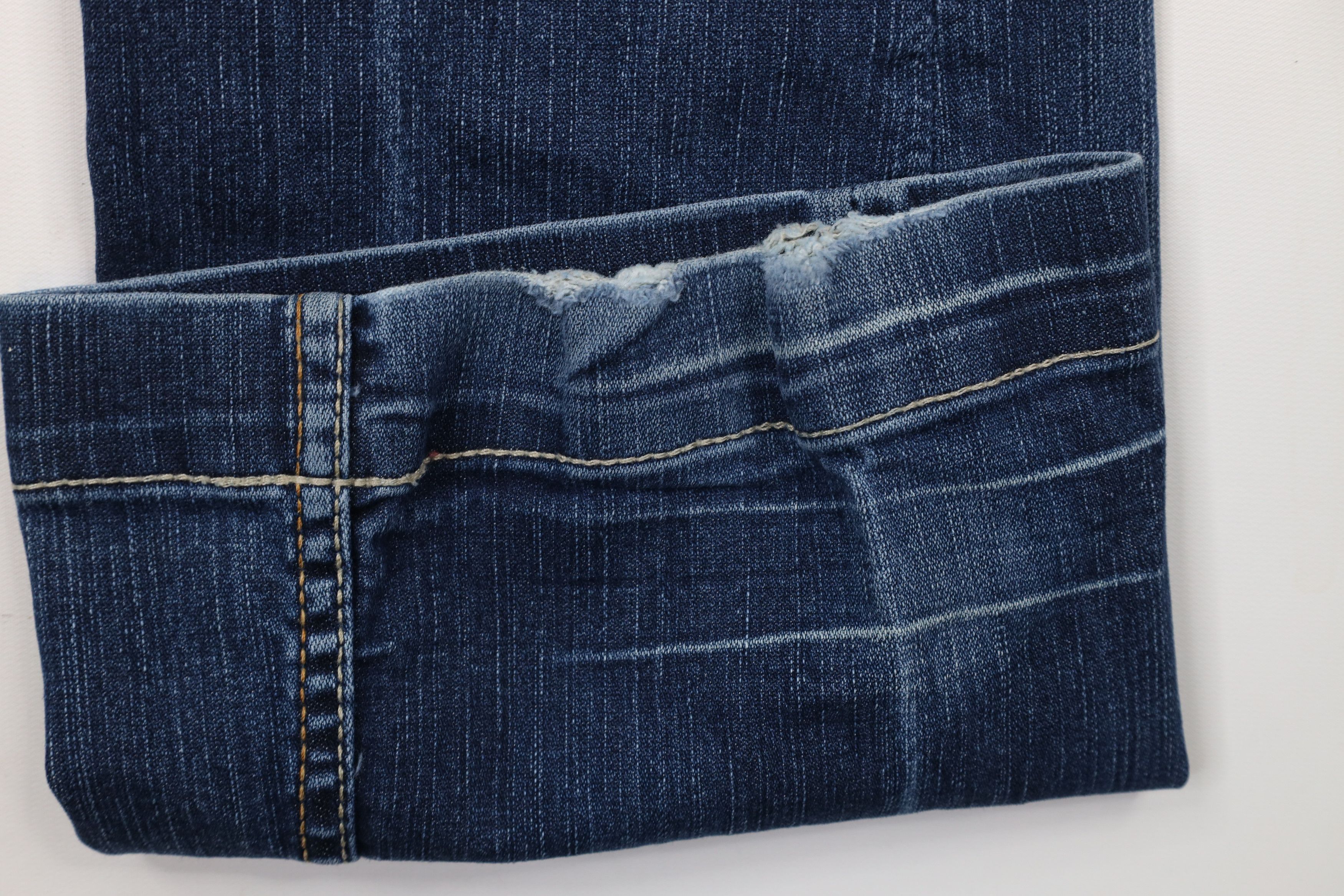 Vintage Buckle BKE Thick Stitch Starlite Stretch Flared Jeans Blue Size 28" / US 6 / IT 42 - 5 Thumbnail