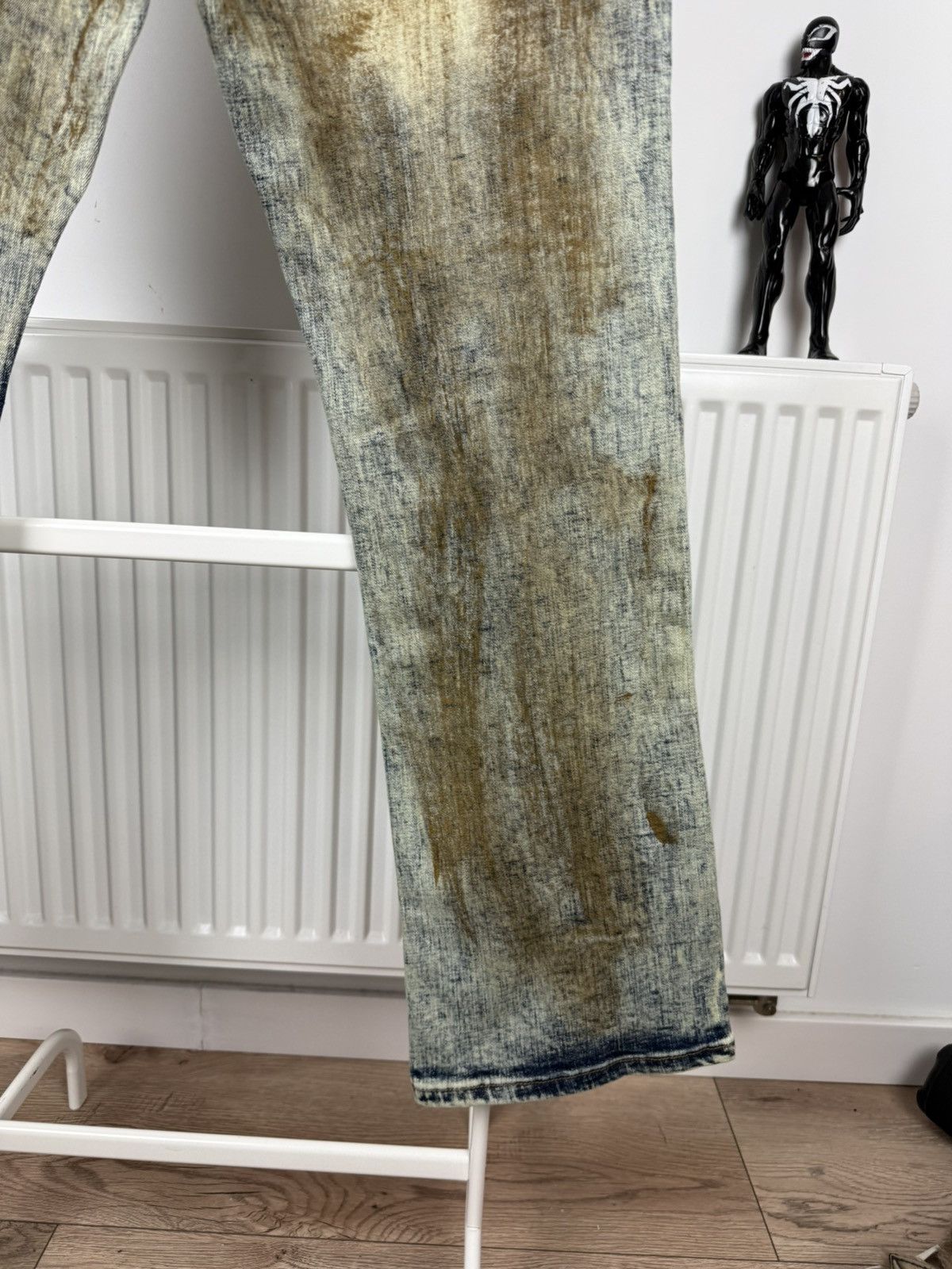 If Six Was Nine × Japanese Brand Rock Rebel flared distressed jeans Size US 34 / EU 50 - 11 Thumbnail