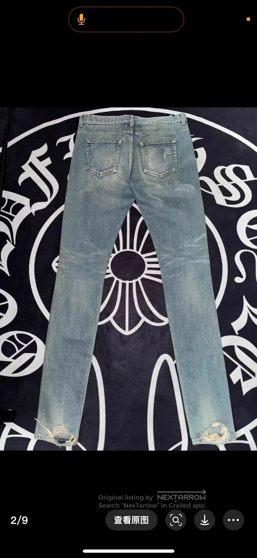 Saint Laurent Paris Saint Laurent SLP 14SS Distressed Jeans. Size US 28 / EU 44 - 2 Thumbnail