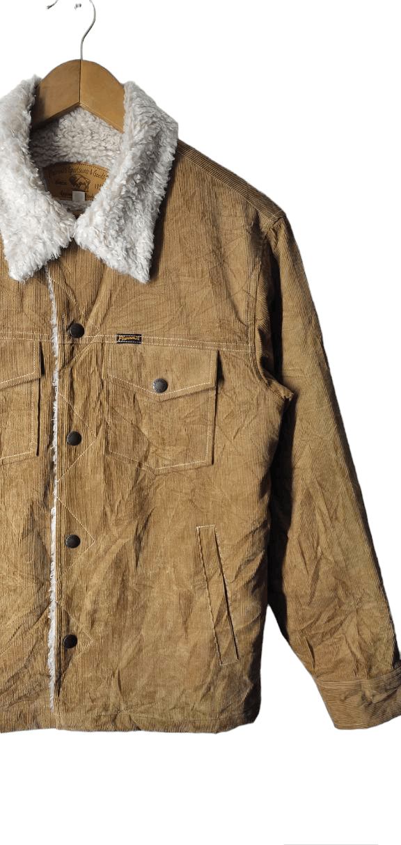 Pherrow's PHERROWS SPORTWEAR CORDUROY SHERPA DENIM JACKET Size US S / EU 44-46 / 1 - 2 Thumbnail