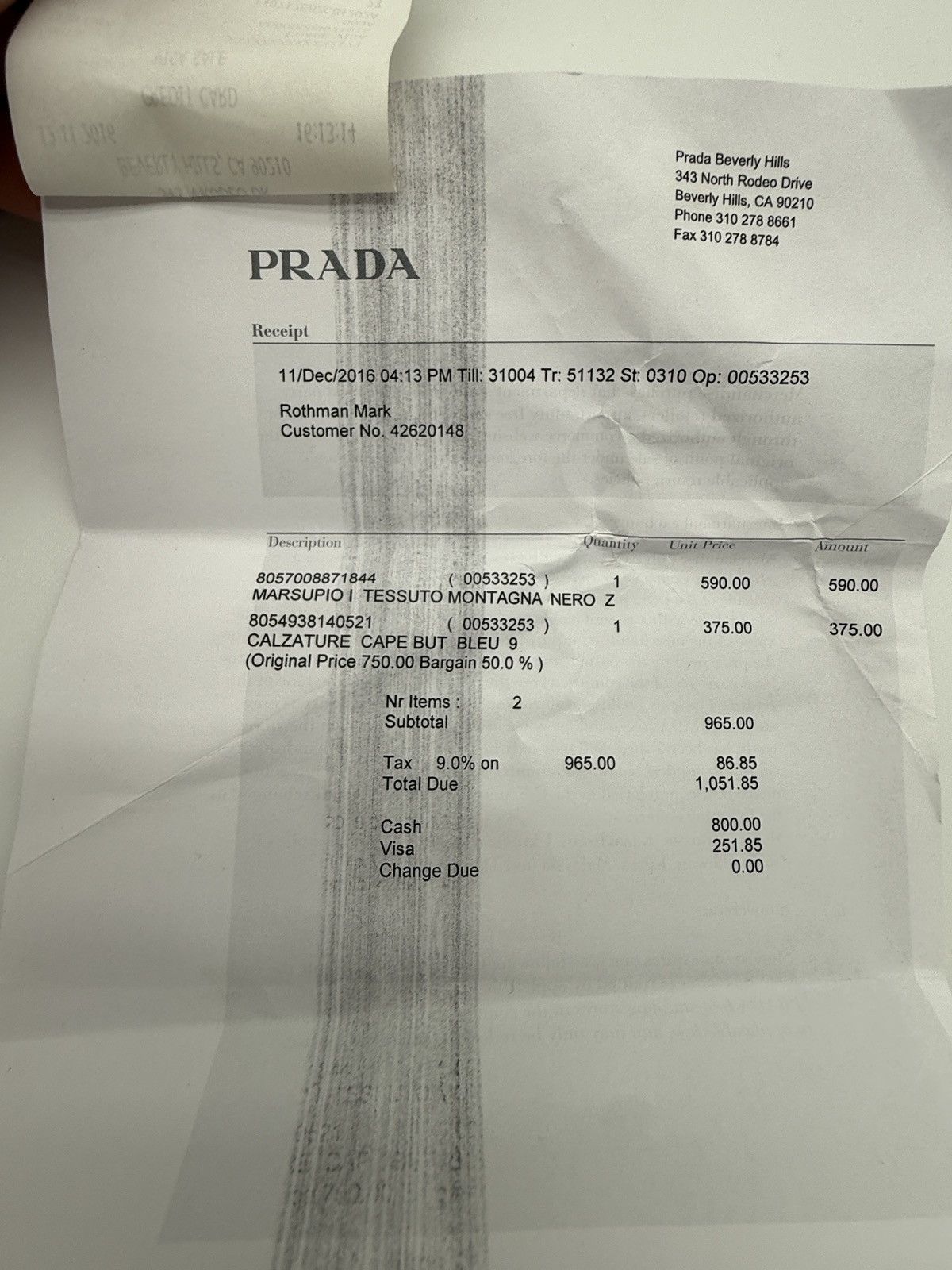 Prada Prada Fanny Pack Size ONE SIZE - 15 Thumbnail