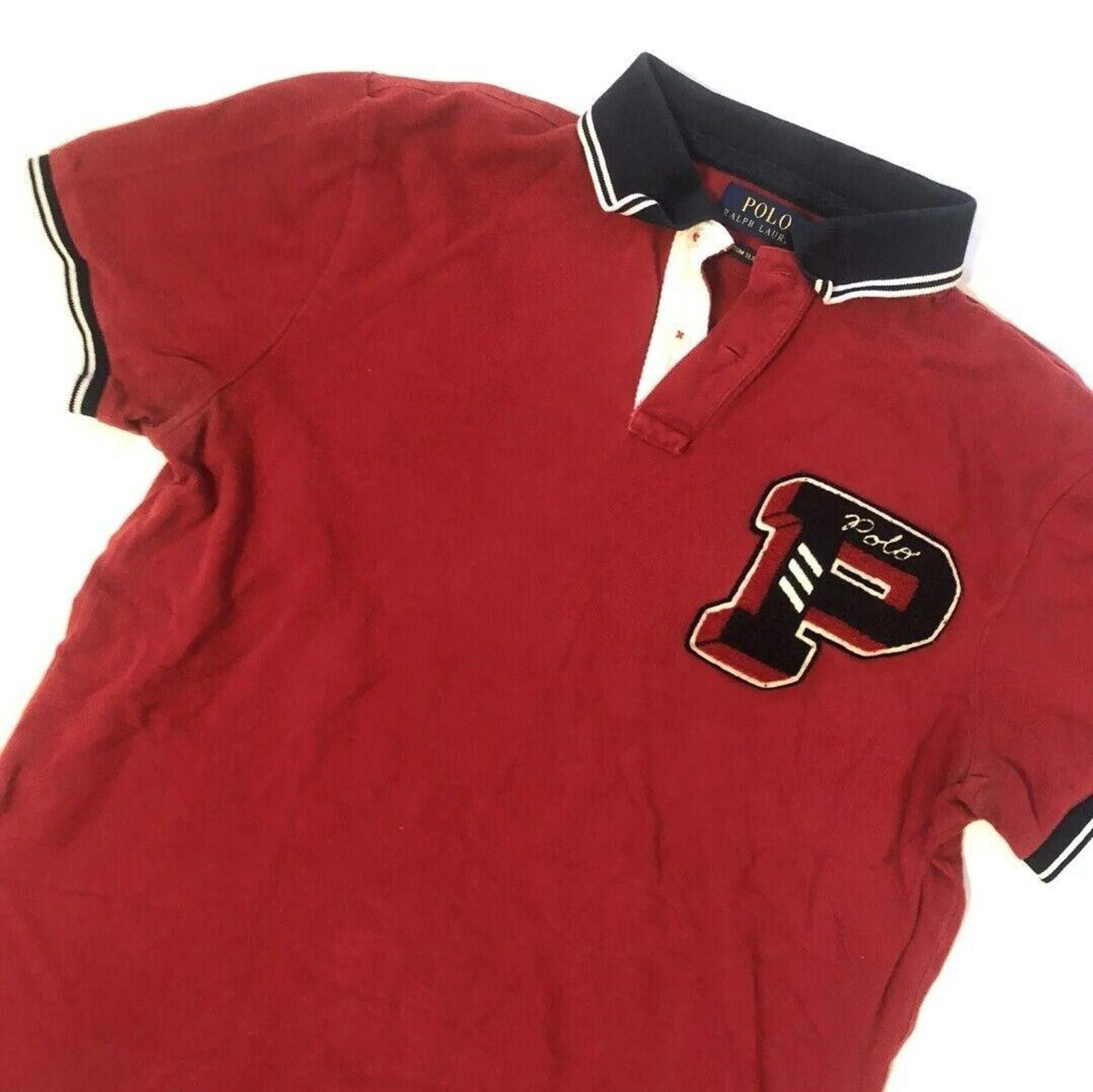Polo Ralph Lauren Polo Ralph Lauren Rugby Polo New York Shirt Red Size Large Size US L / EU 52-54 / 3 - 3 Thumbnail