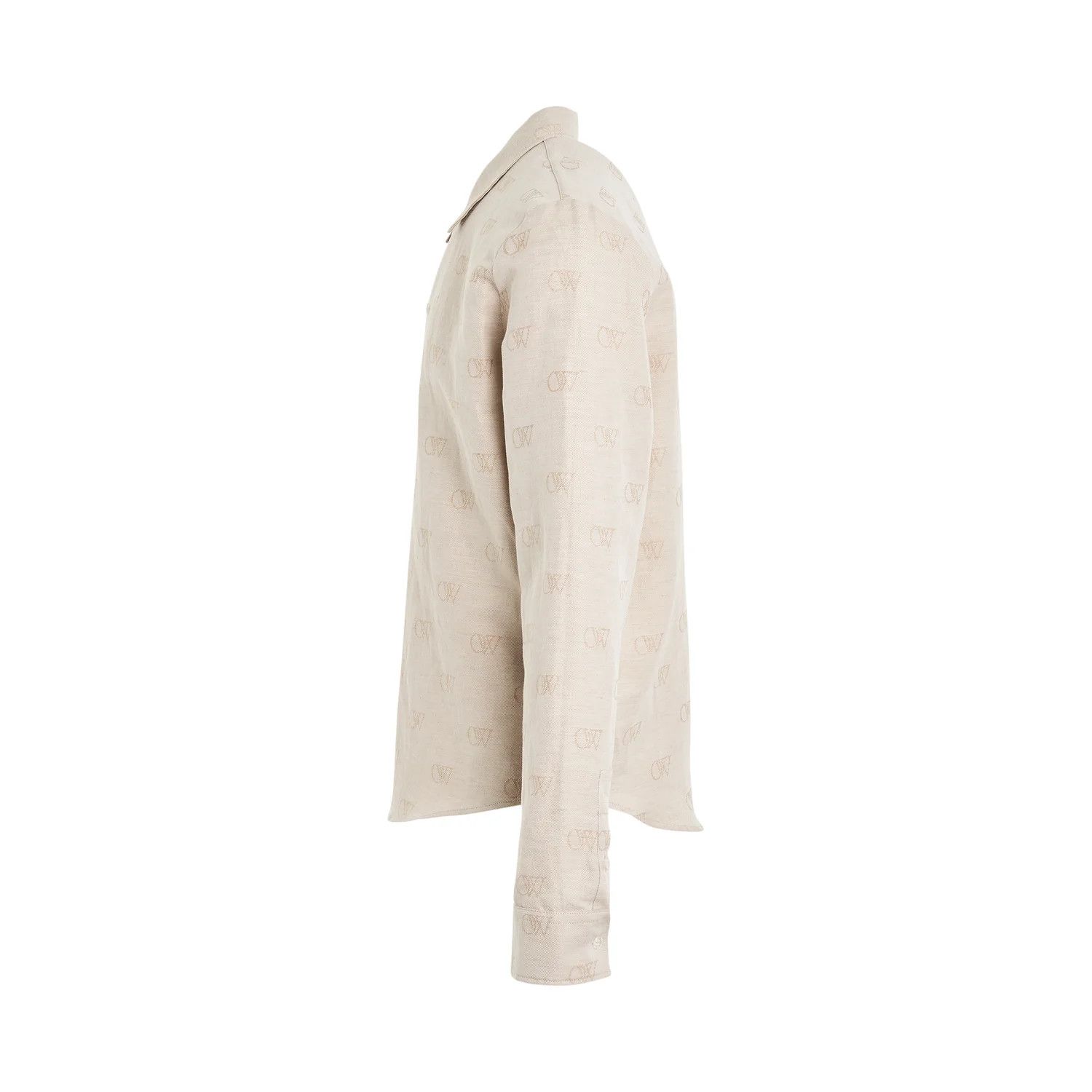 Off-White o1mris0824 Shirt in Cream Size US L / EU 52-54 / 3 - 3 Thumbnail
