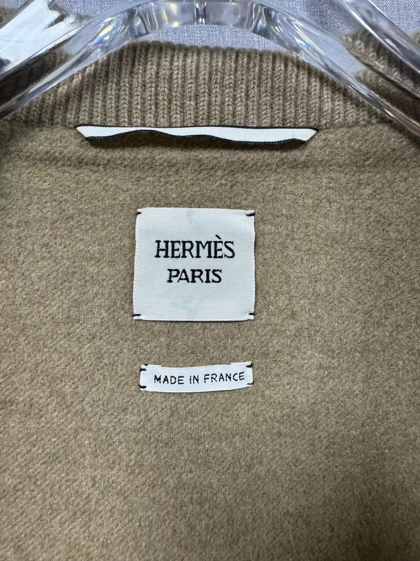 Hermes Hermès camel colorblock leather shaped coat Size XS / US 0-2 / IT 36-38 - 3 Thumbnail