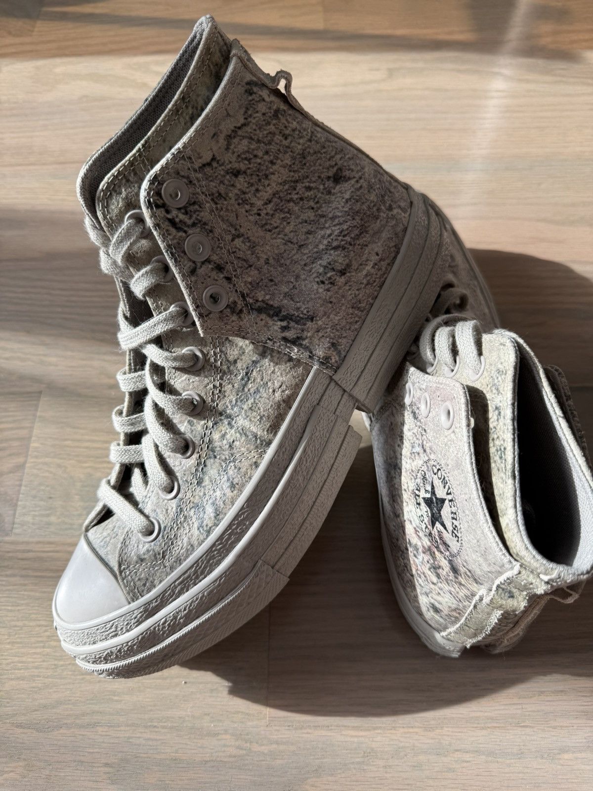 Converse × Feng Chen Wang Feng Chen Wang x Converse 2-in-1 High 'Concrete Grey' Size US 8.5 / EU 41-42 - 5 Thumbnail