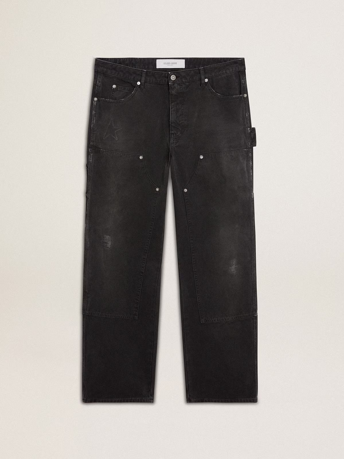 Golden Goose o1s22i1n1224 Painter Pant in Black Size US 36 / EU 52 - 1 Thumbnail