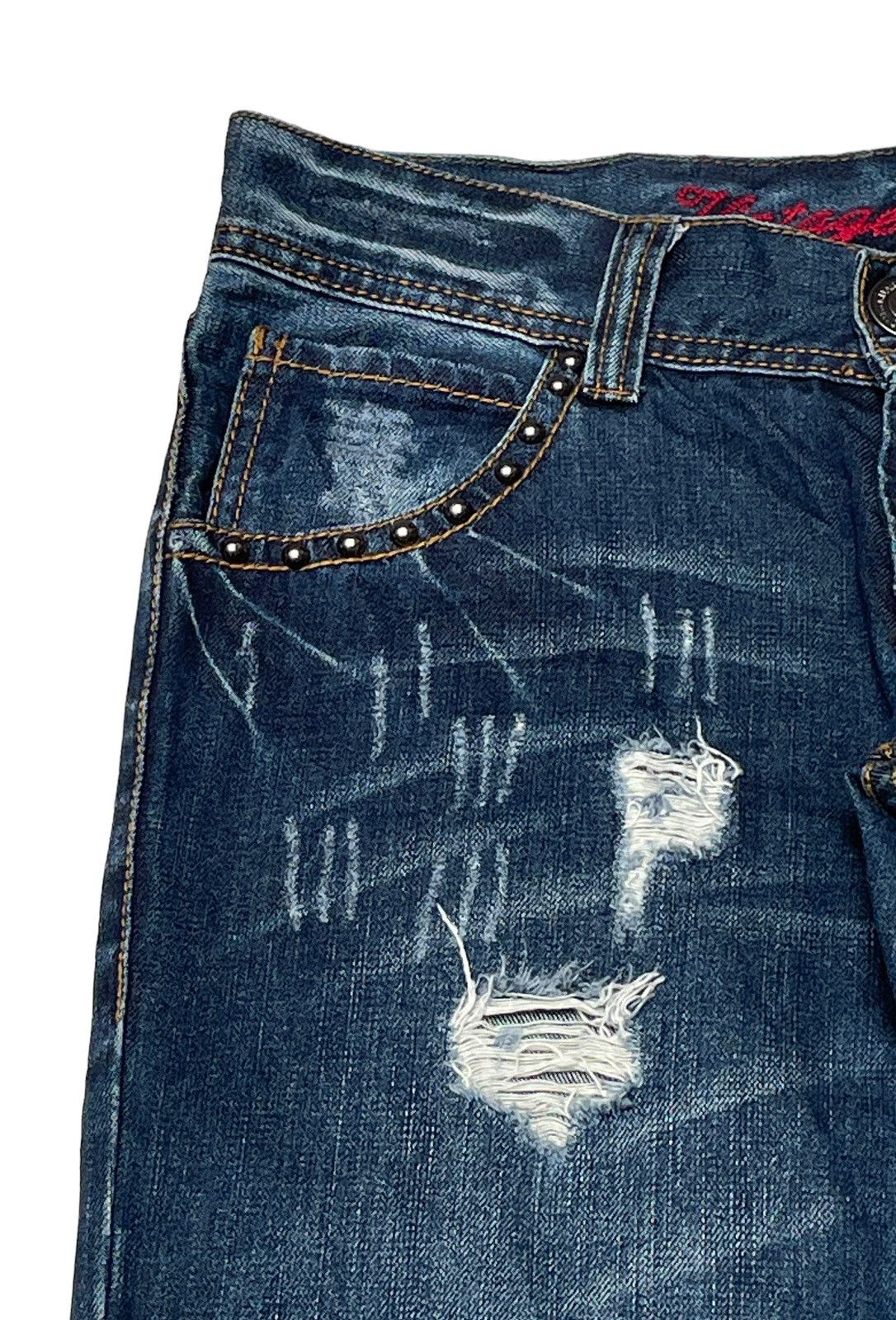 Japanese Brand × Vintage Vintage Brand Luxury Flared Jeans 2000s Size US 31 - 5 Thumbnail