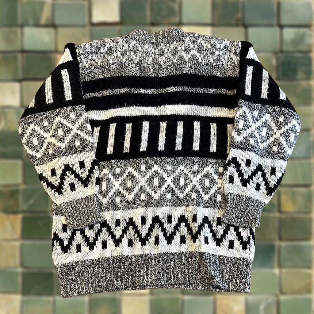 Vintage VINTAGE Diversity Cardigan Sweater Wool Medium Women Size M / US 6-8 / IT 42-44 - 1 Thumbnail