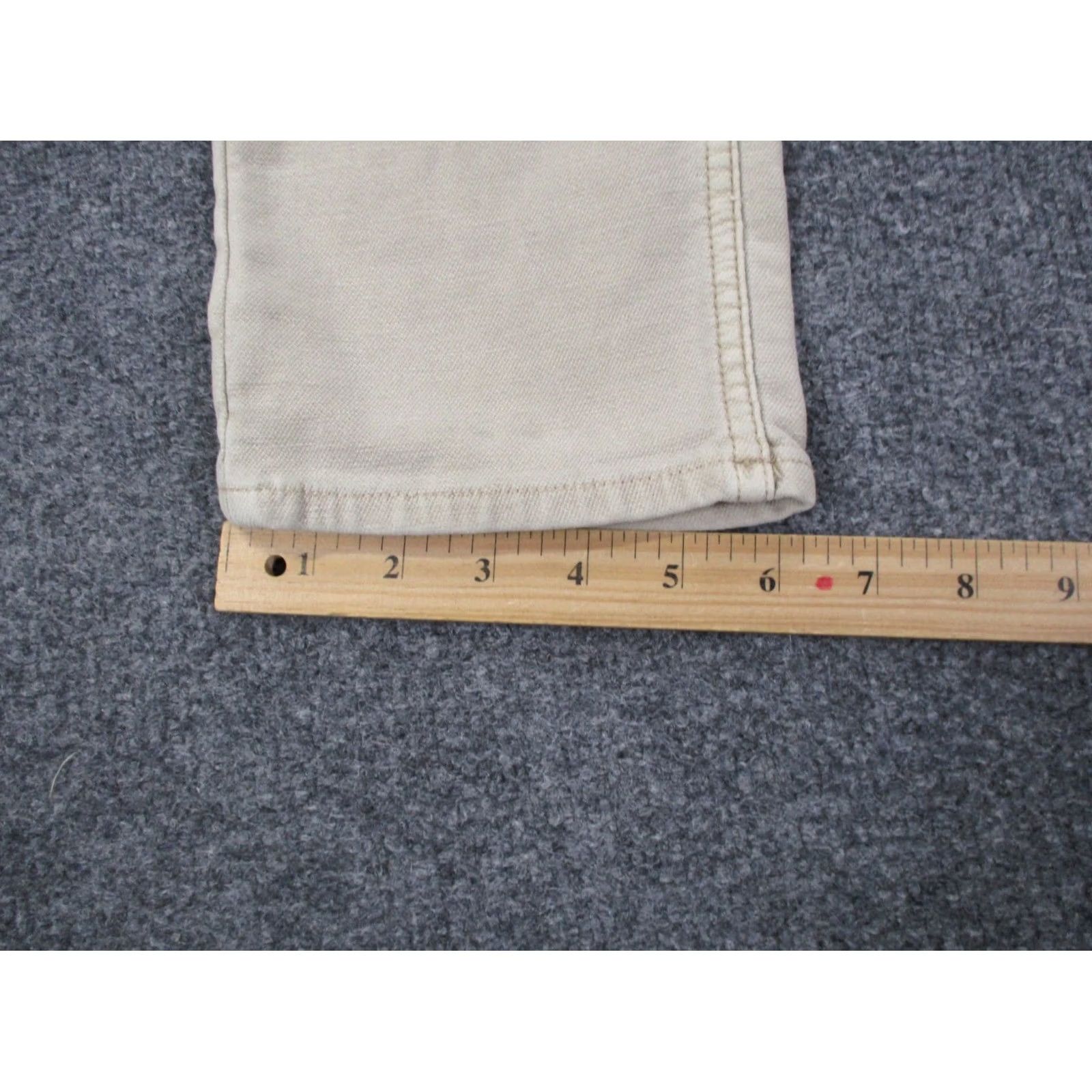 Faherty Faherty Pants Mens 31 Beige Men Chino Straight Stretch Casual Preppy Business Size US 31 - 5 Thumbnail