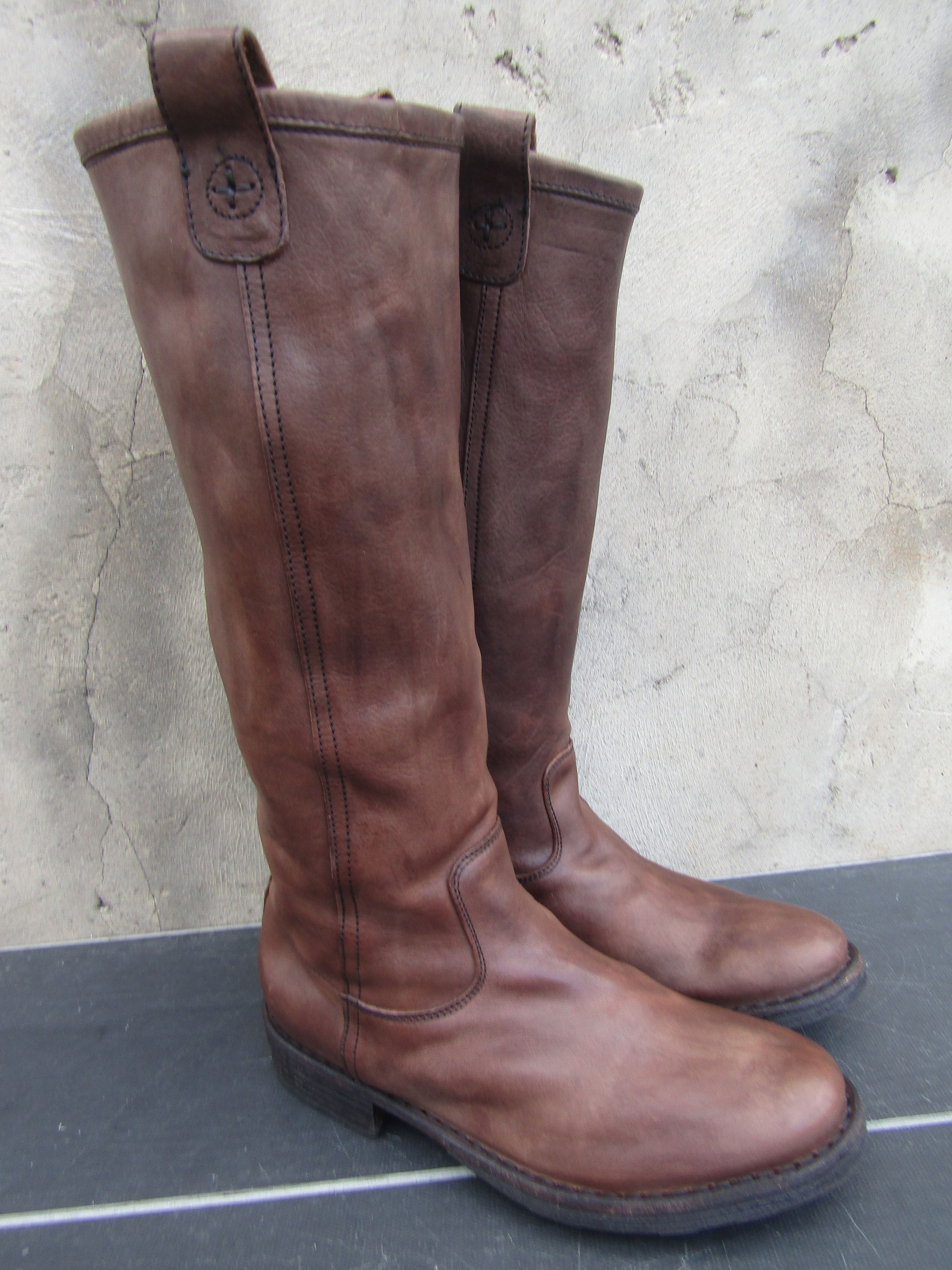 Fiorentini + Baker Fiorentini Baker Brown Tall Eli Biker Moto Riding Women's Size US 6 / IT 36 - 3 Thumbnail