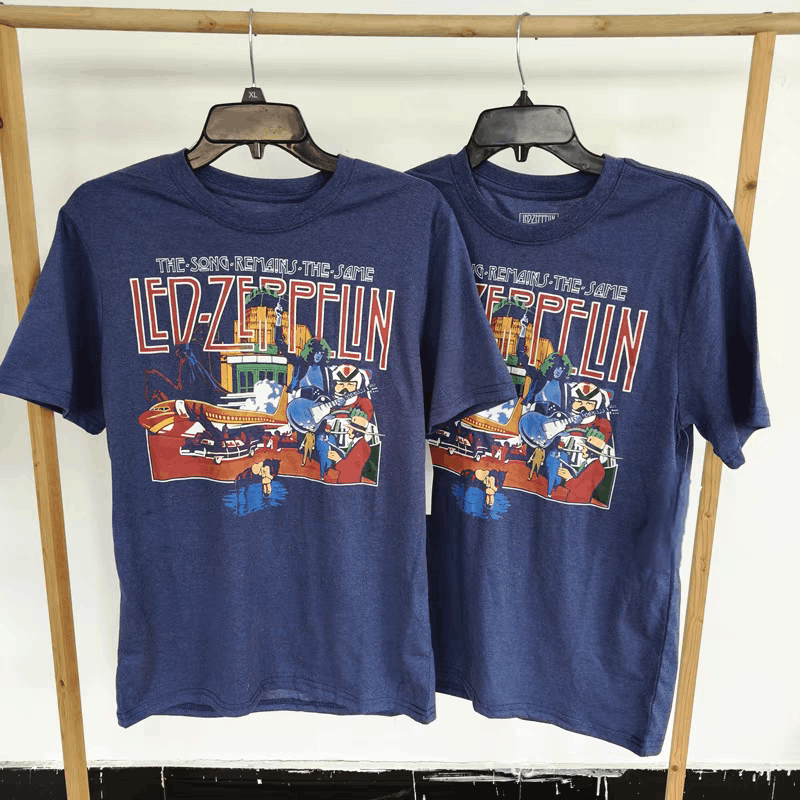 Band Tees × Vintage Led Zeppelin Band T-shirt Size US XL / EU 56 / 4 - 4 Thumbnail